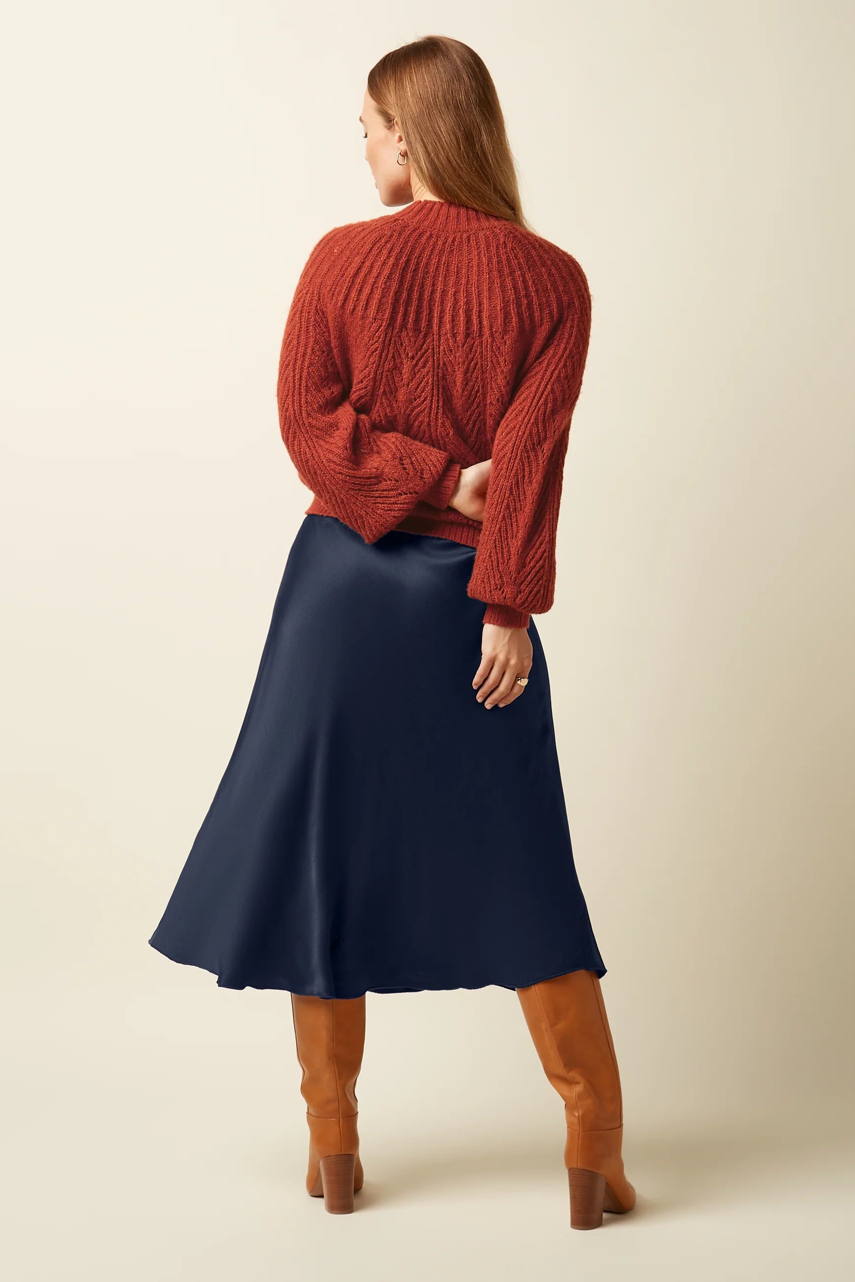 Bibi Skirt Star Satin