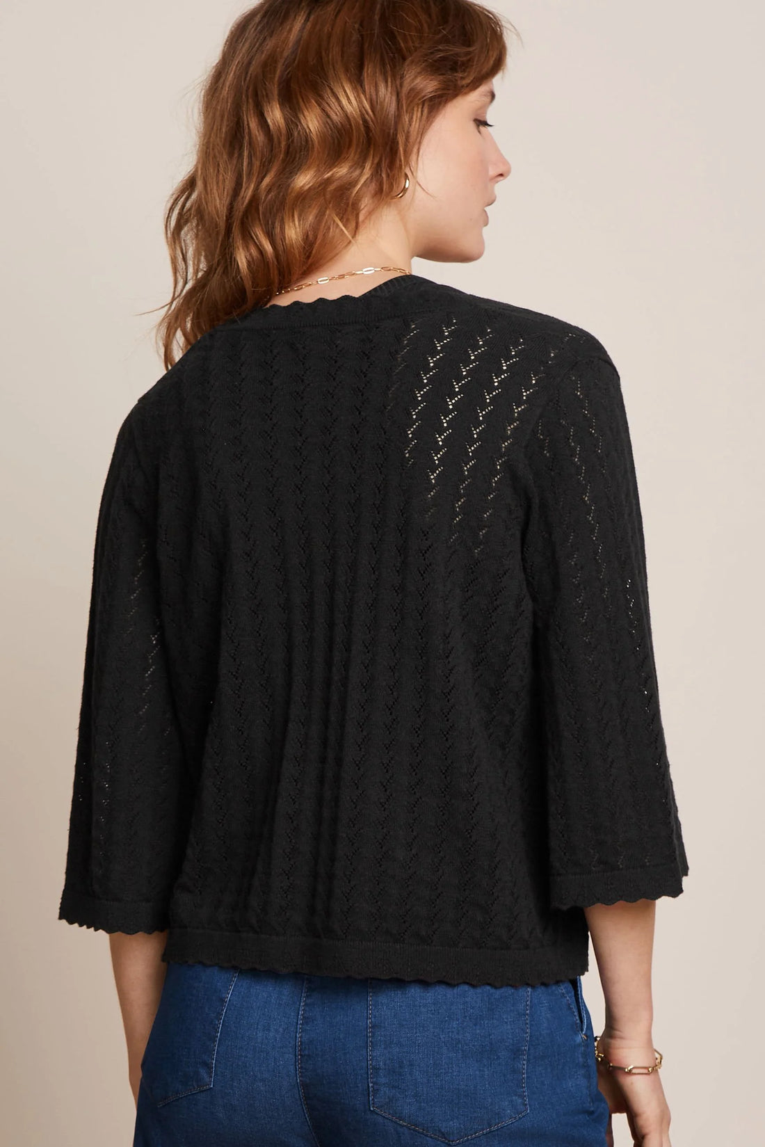 STRICKJACKE EMILY CARDI ROCKY AJOUR