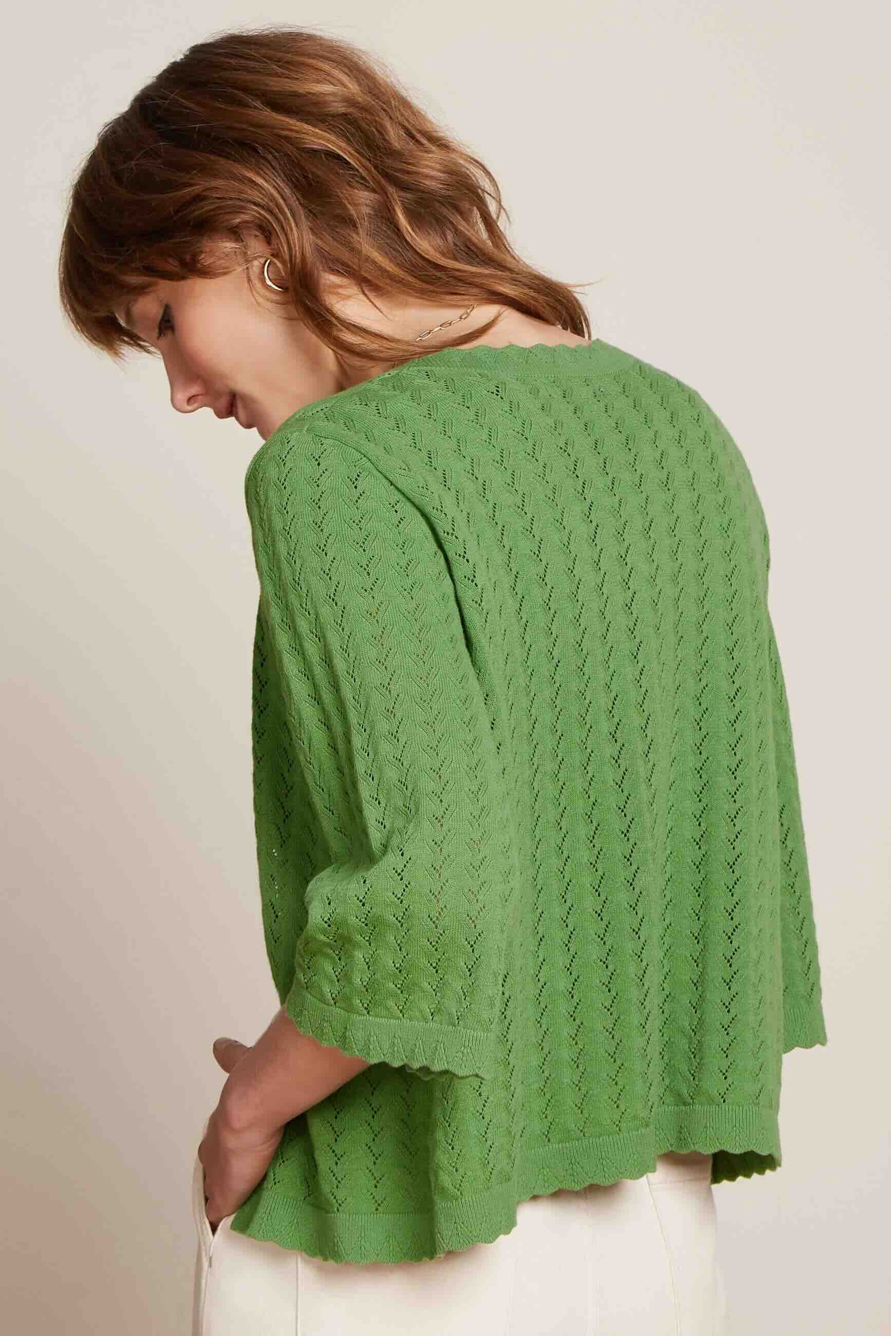 STRICKJACKE EMILY CARDI ROCKY AJOUR