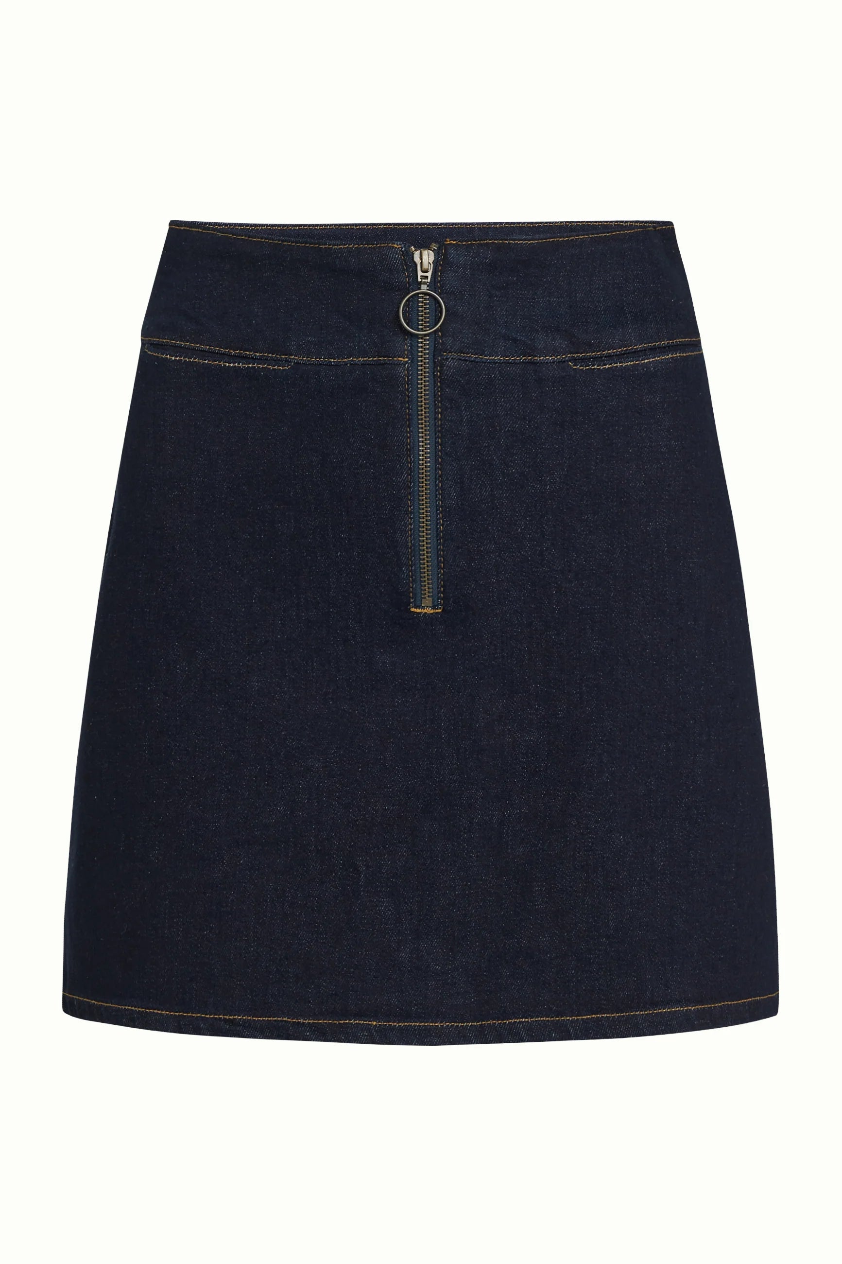 Olivia Zip Skirt Walker Denim