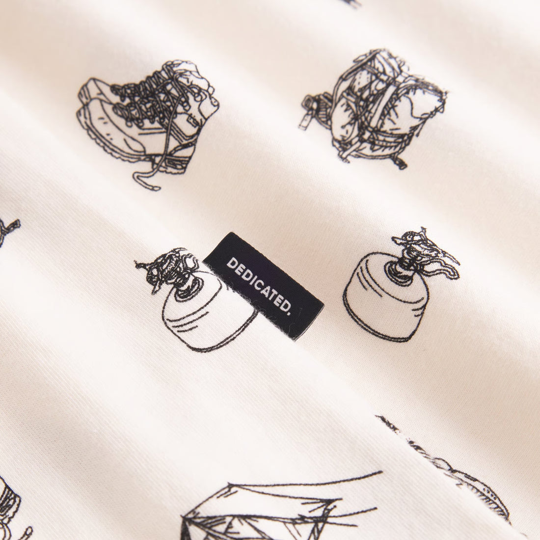 T-shirt Stockholm Go Outside AOP Off-White