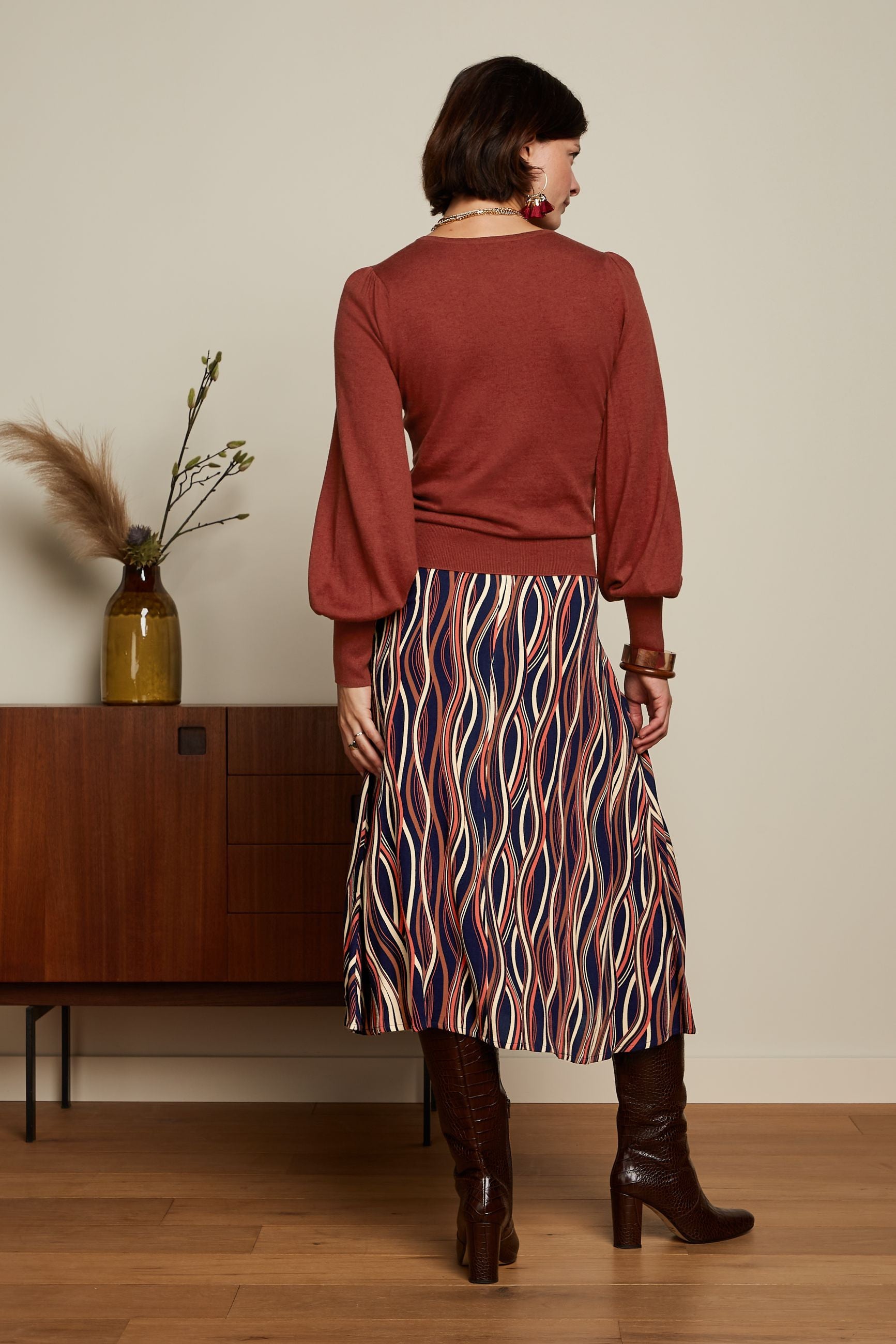 Juno Midi Skirt Merrill