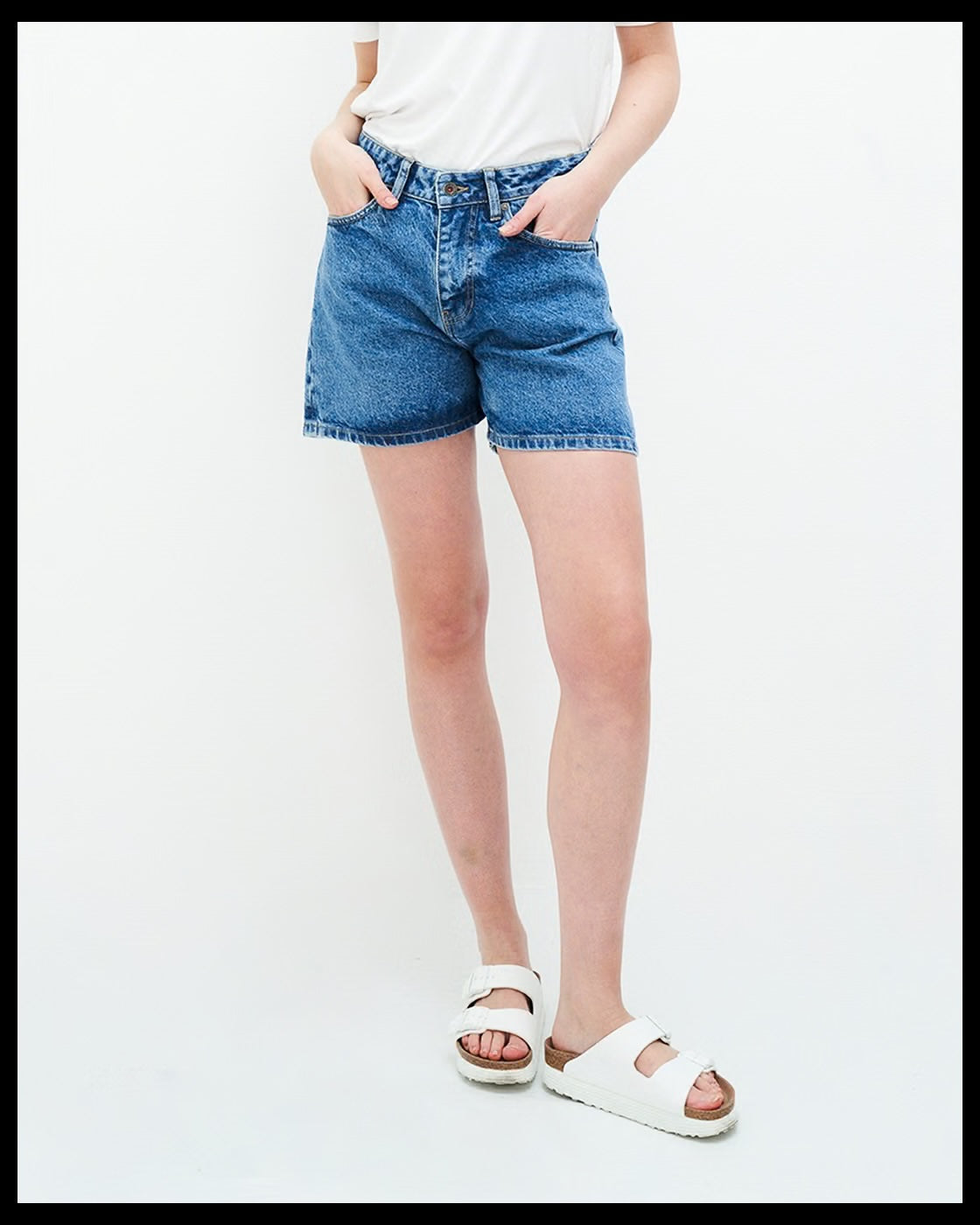 DEMIN SHORT VINTAGE BLUE
