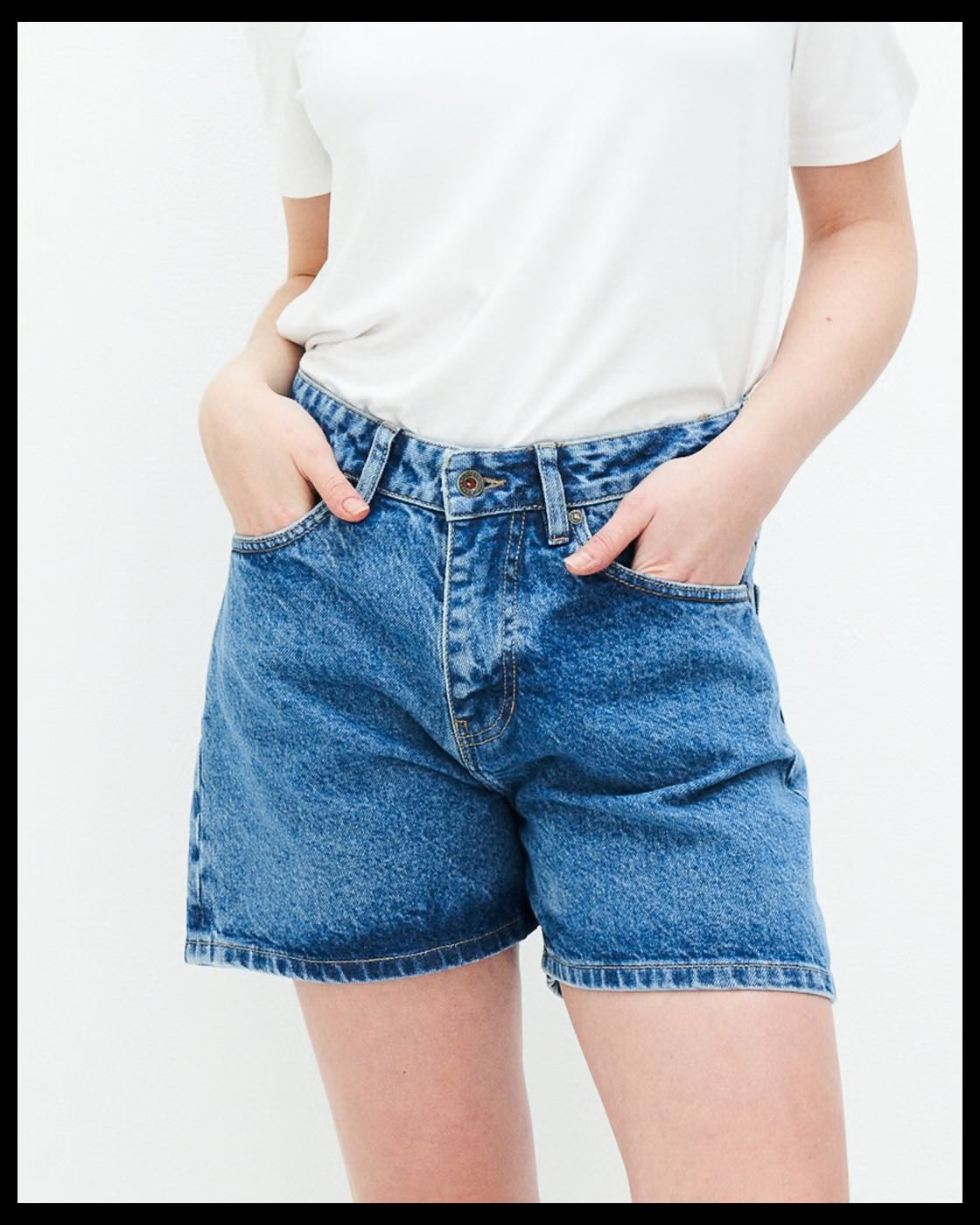 DEMIN SHORT VINTAGE BLUE