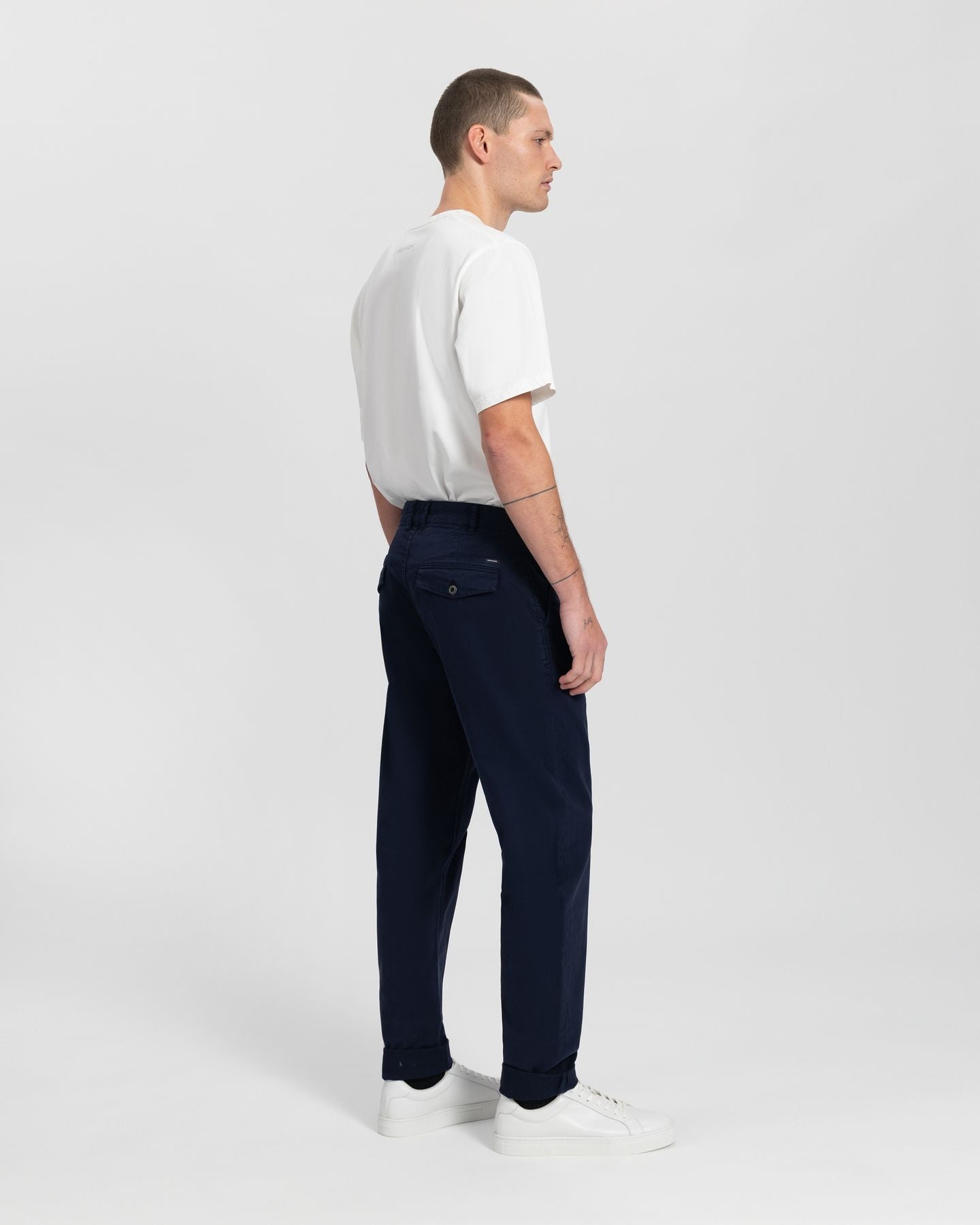 Darren Chino in dark navy