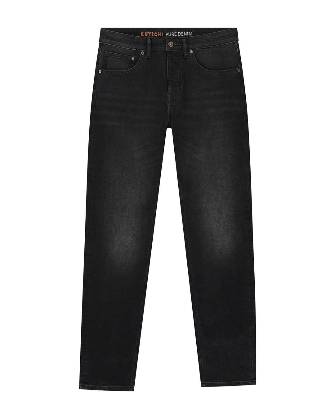 Jamie Slim in Worn in Black – Jeans