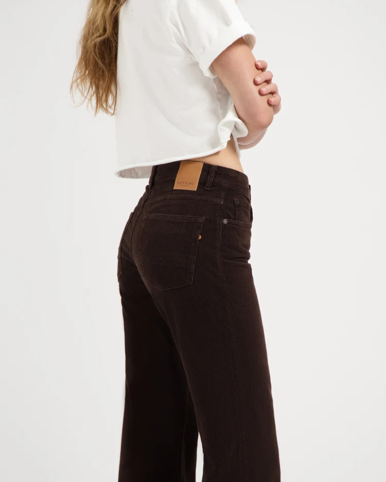 Lena Loose Corduroy Deep Brown