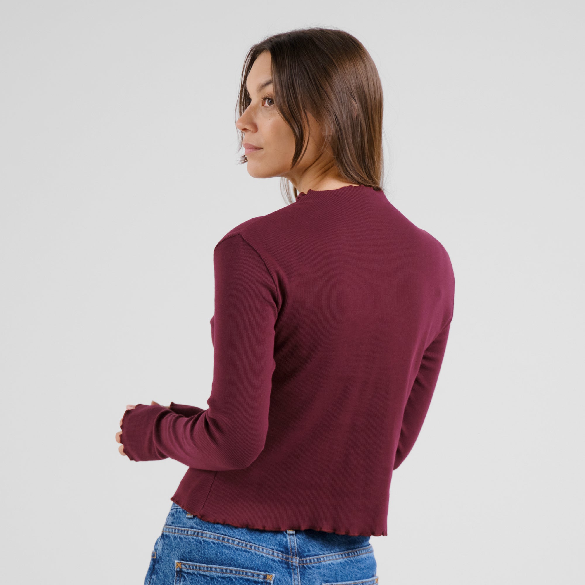 Rib Top Ryd Fig Red