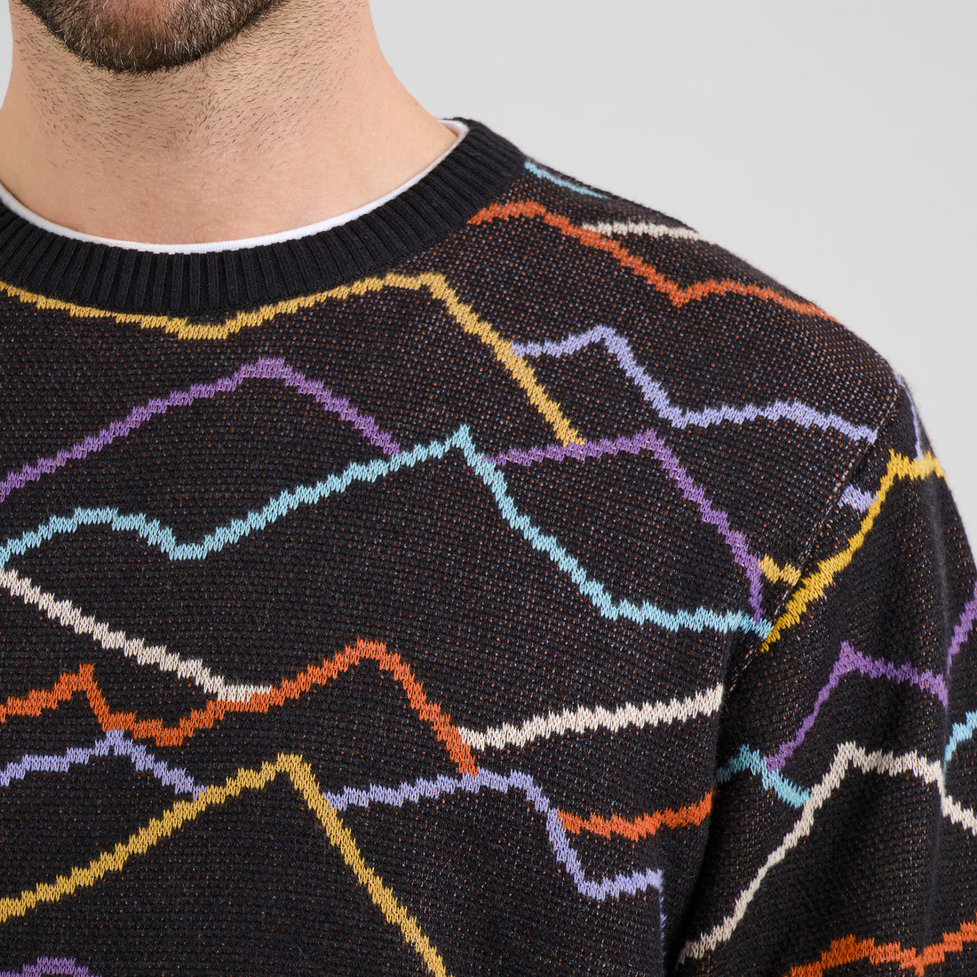 Sweater Mora Line Mountain AOP