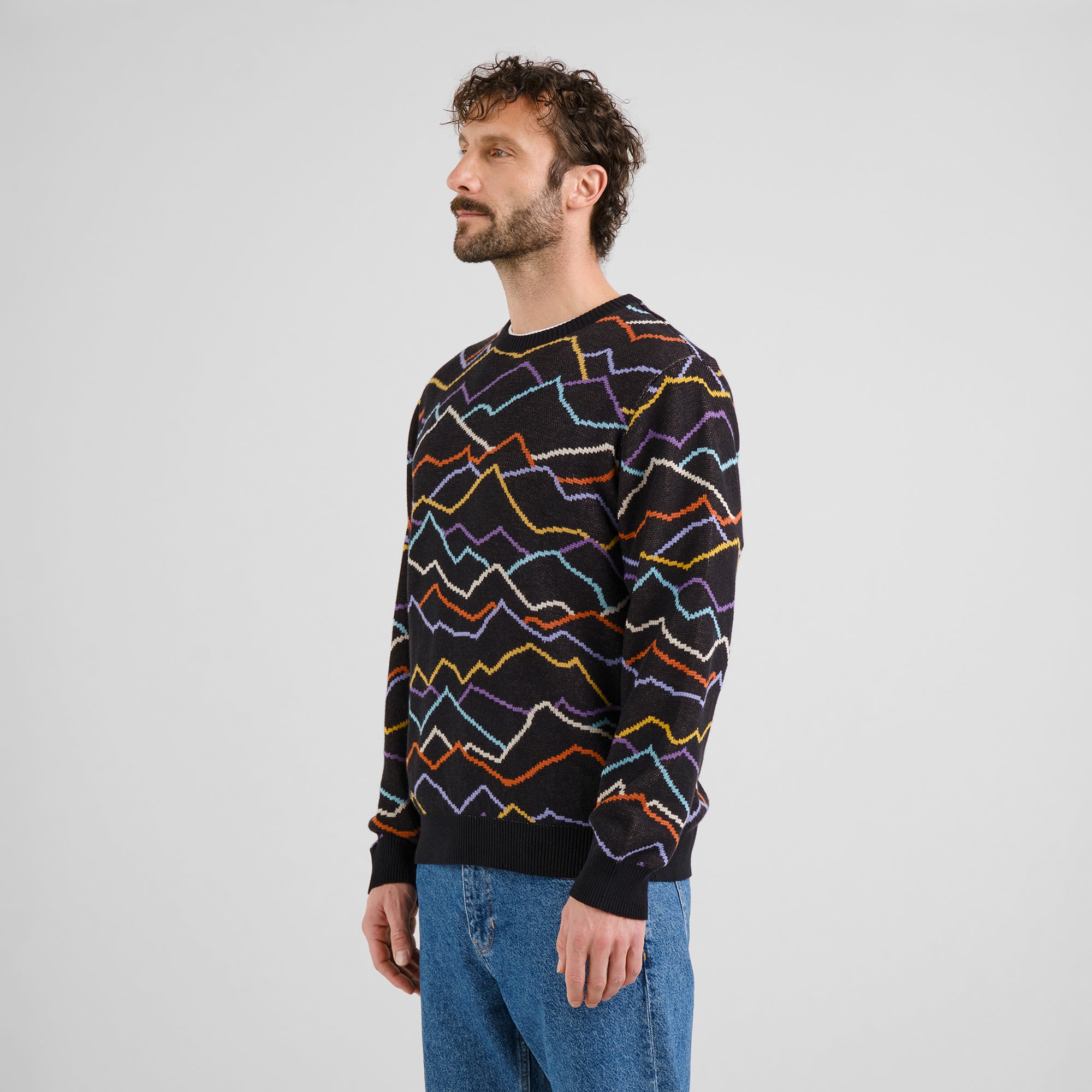 Sweater Mora Line Mountain AOP