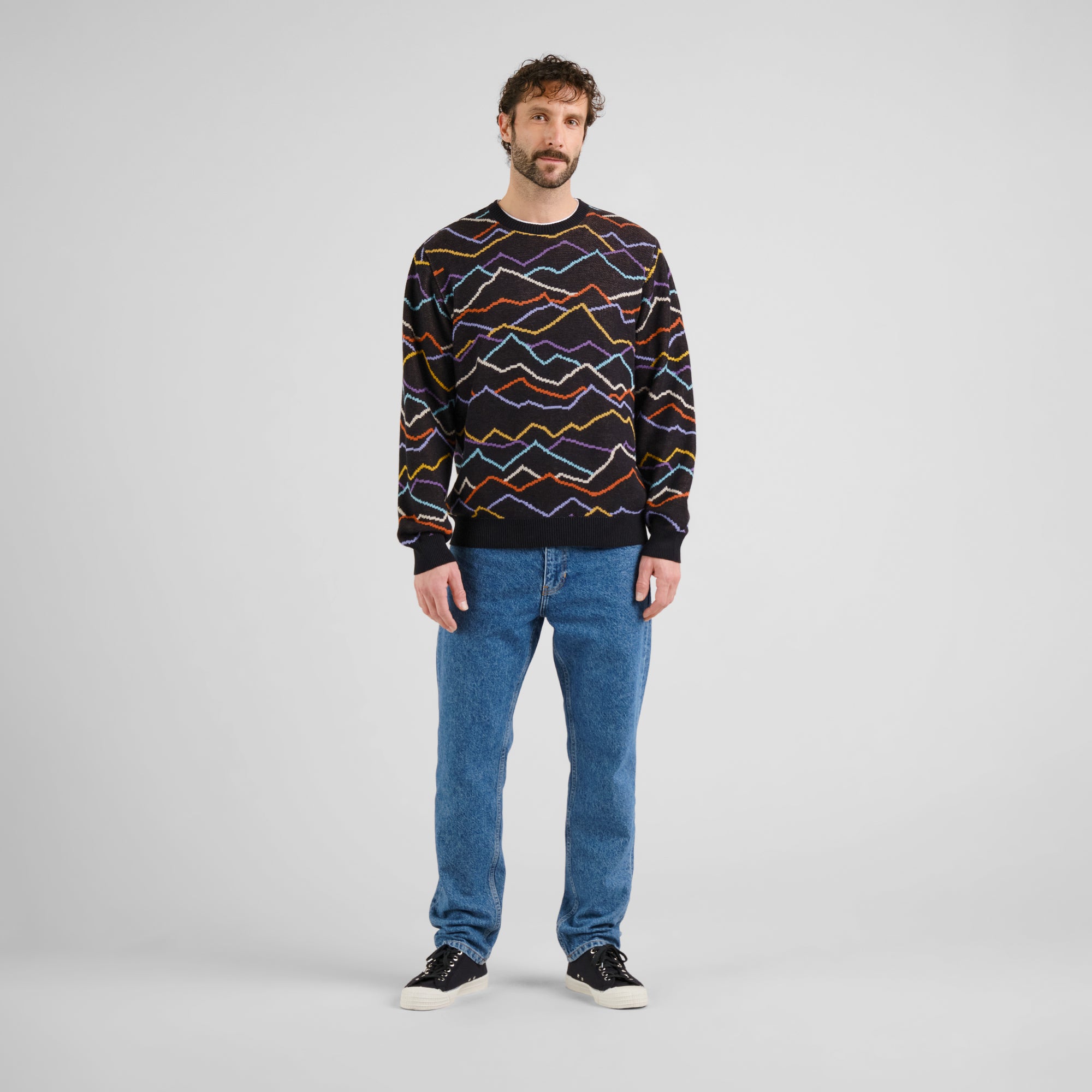 Sweater Mora Line Mountain AOP