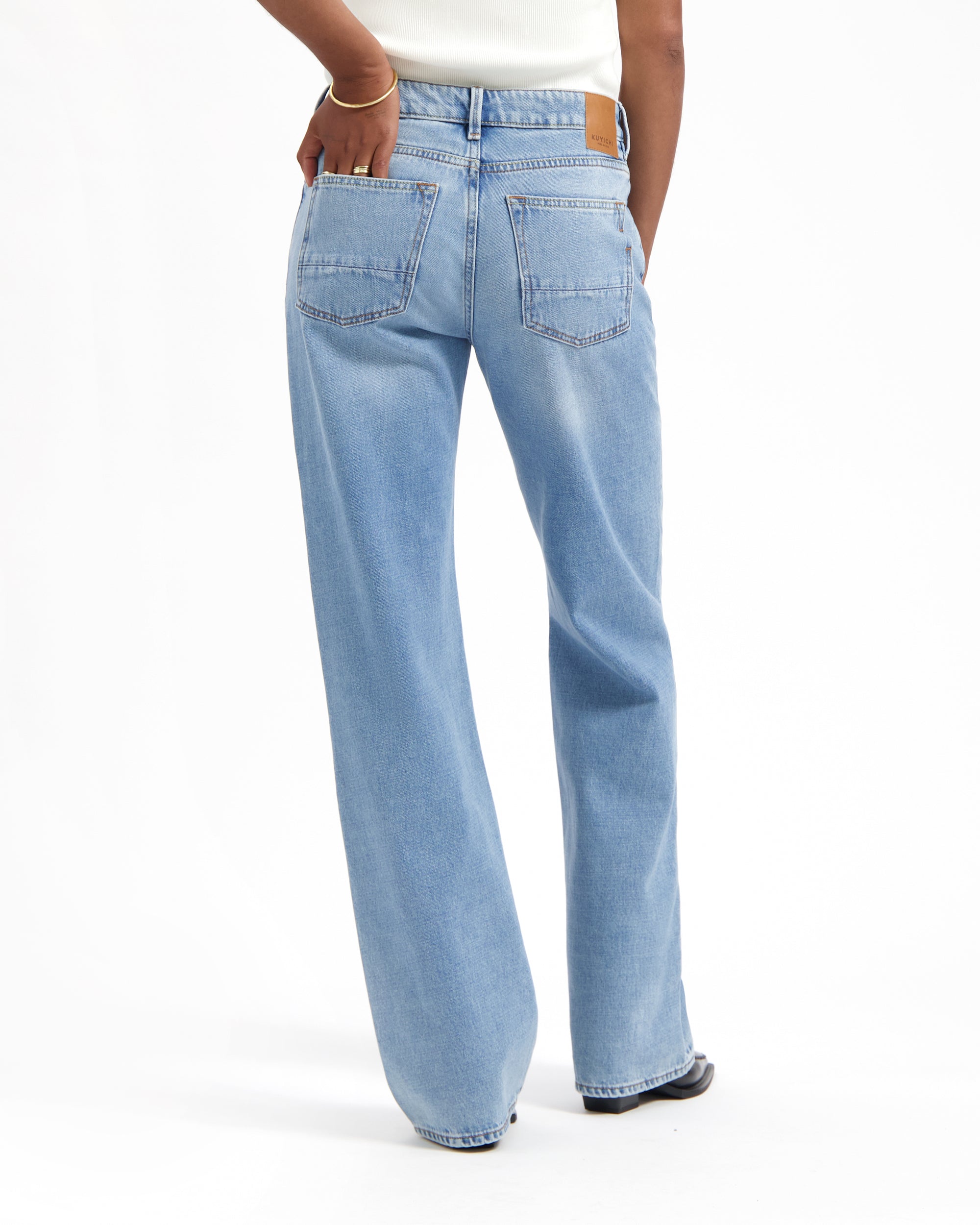 LENA LOOSE WORN BLUE