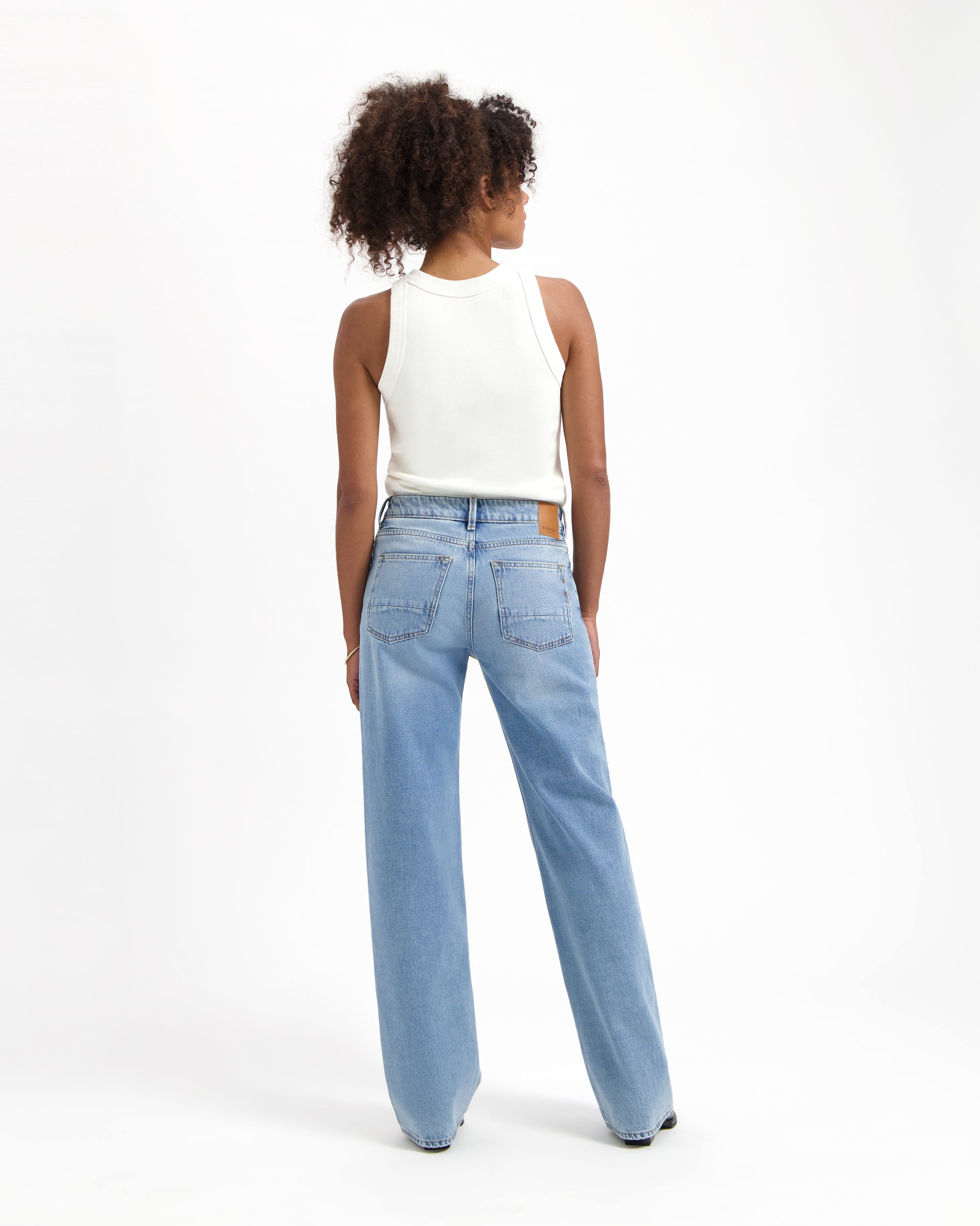 LENA LOOSE WORN BLUE