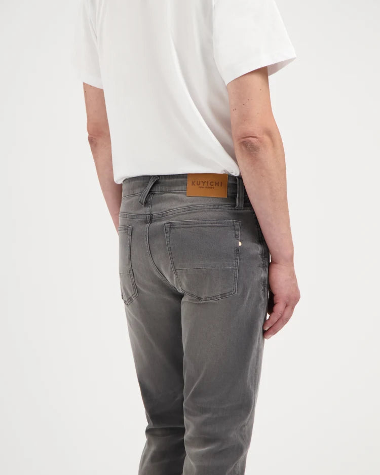 Jim Regular Slim Stone Grey