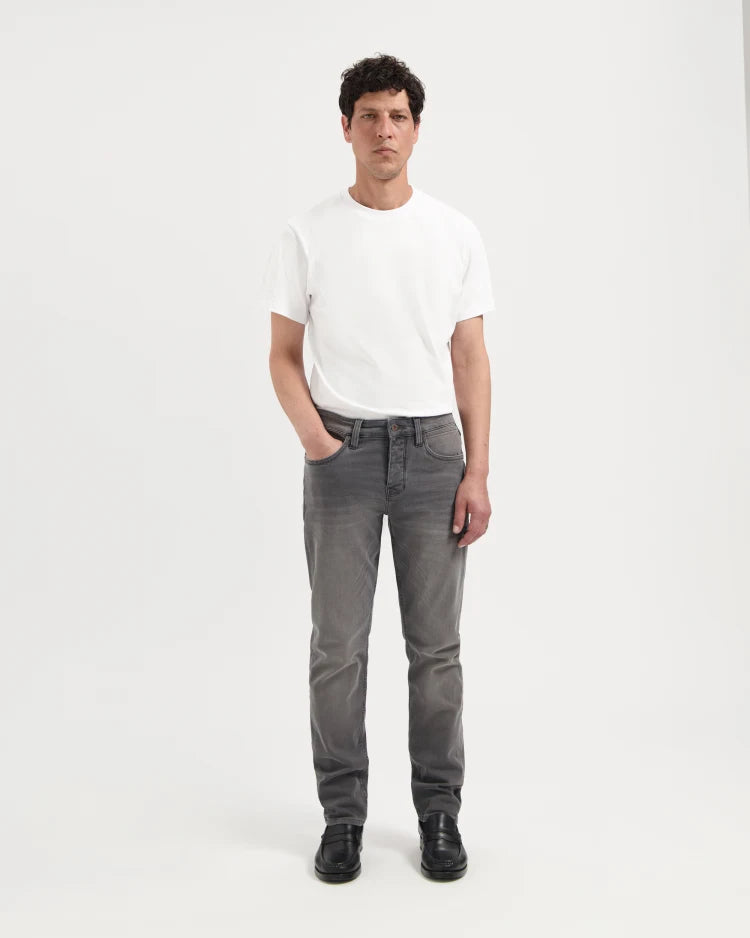 Jim Regular Slim Stone Grey