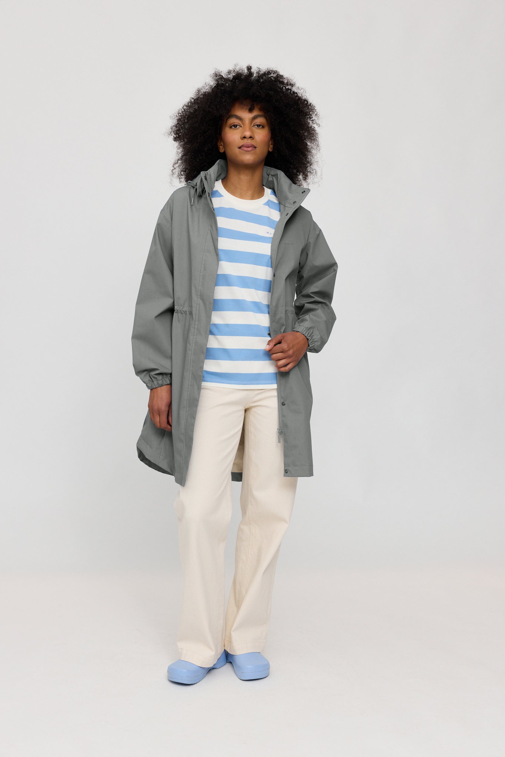 Natural Rain Parka aus Bio-Baumwolle