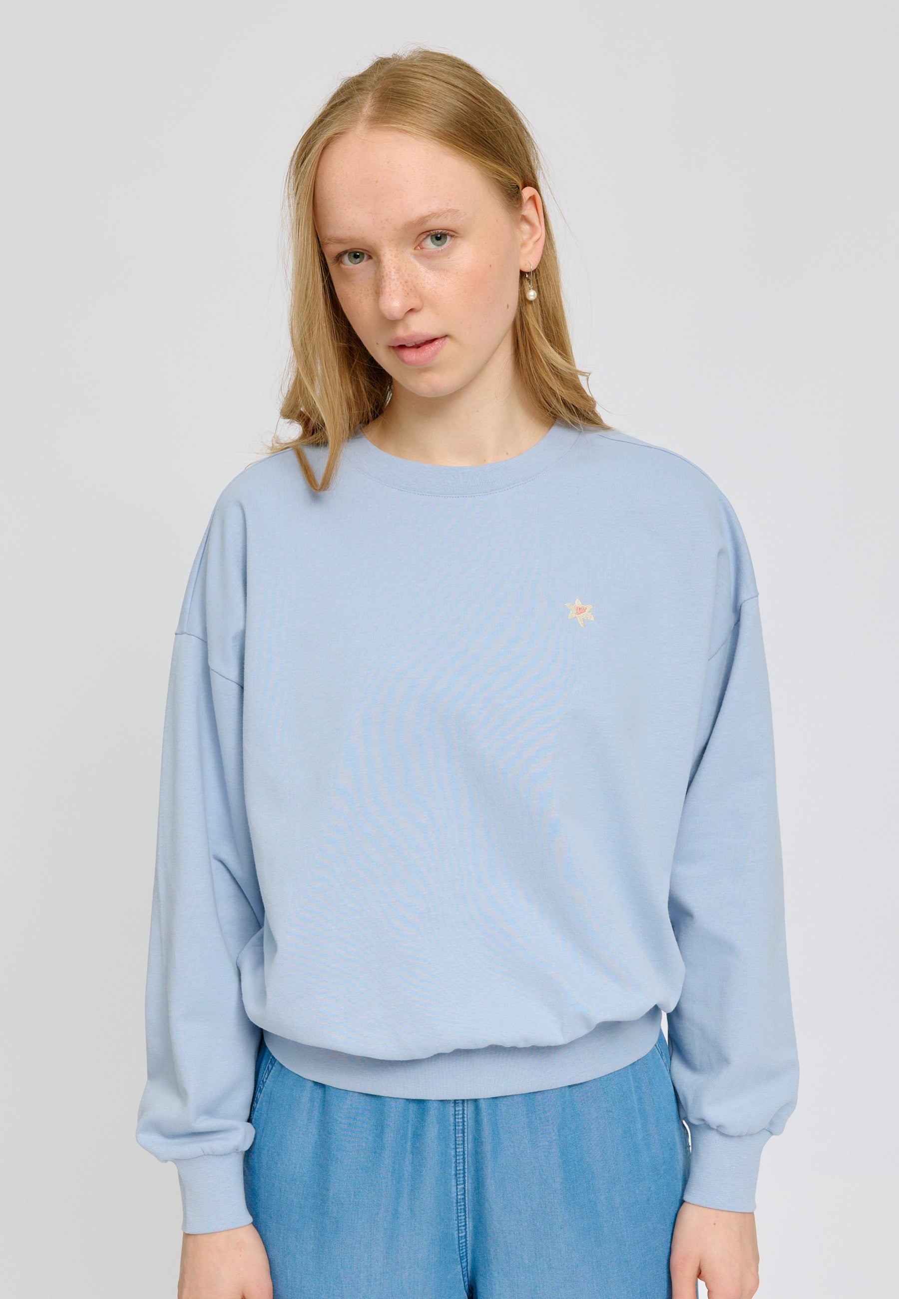 Back Print Sweatshirt – Loose Fit aus Bio-Baumwolle