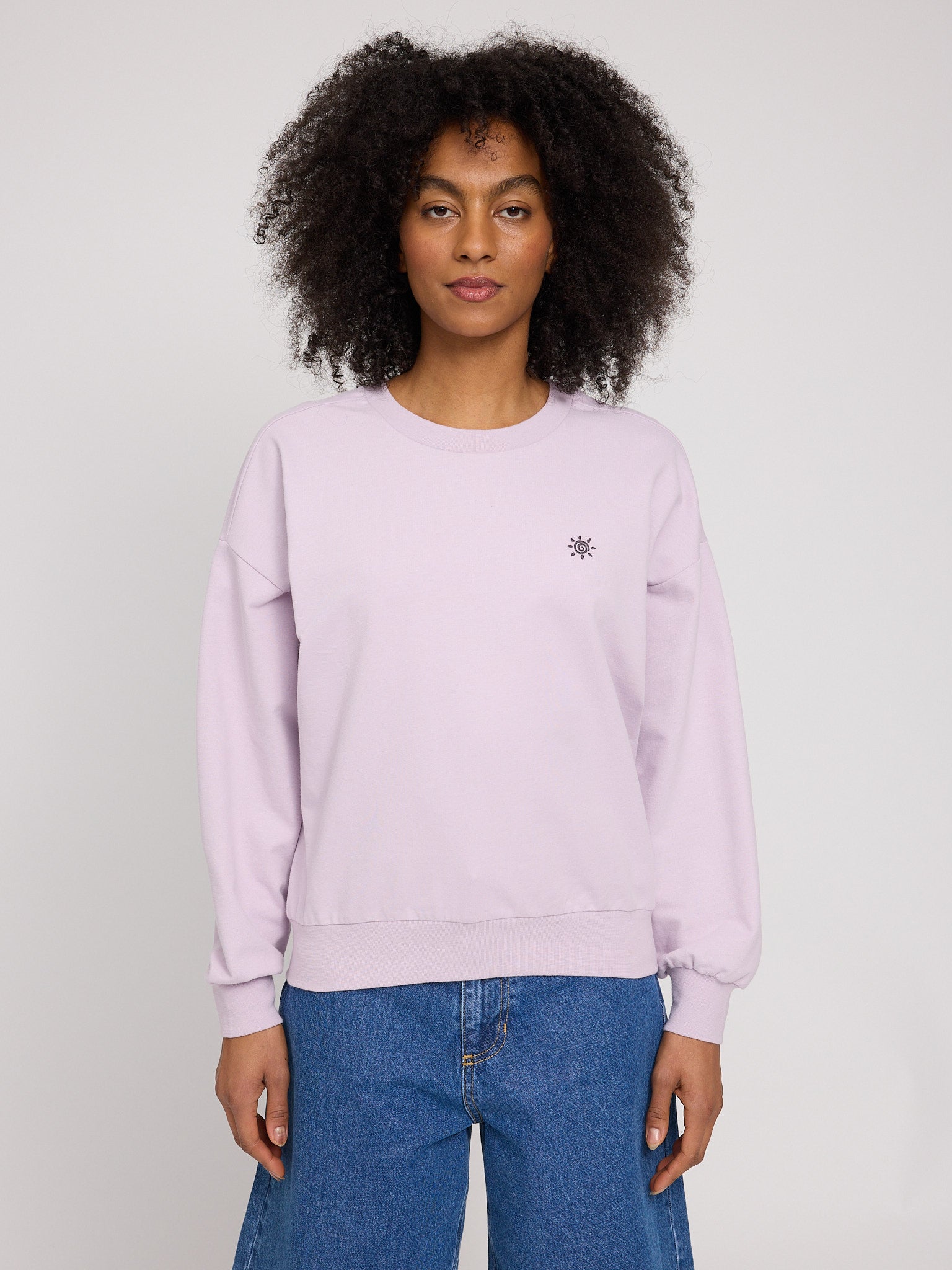 Back Print Sweatshirt – Loose Fit aus Bio-Baumwolle