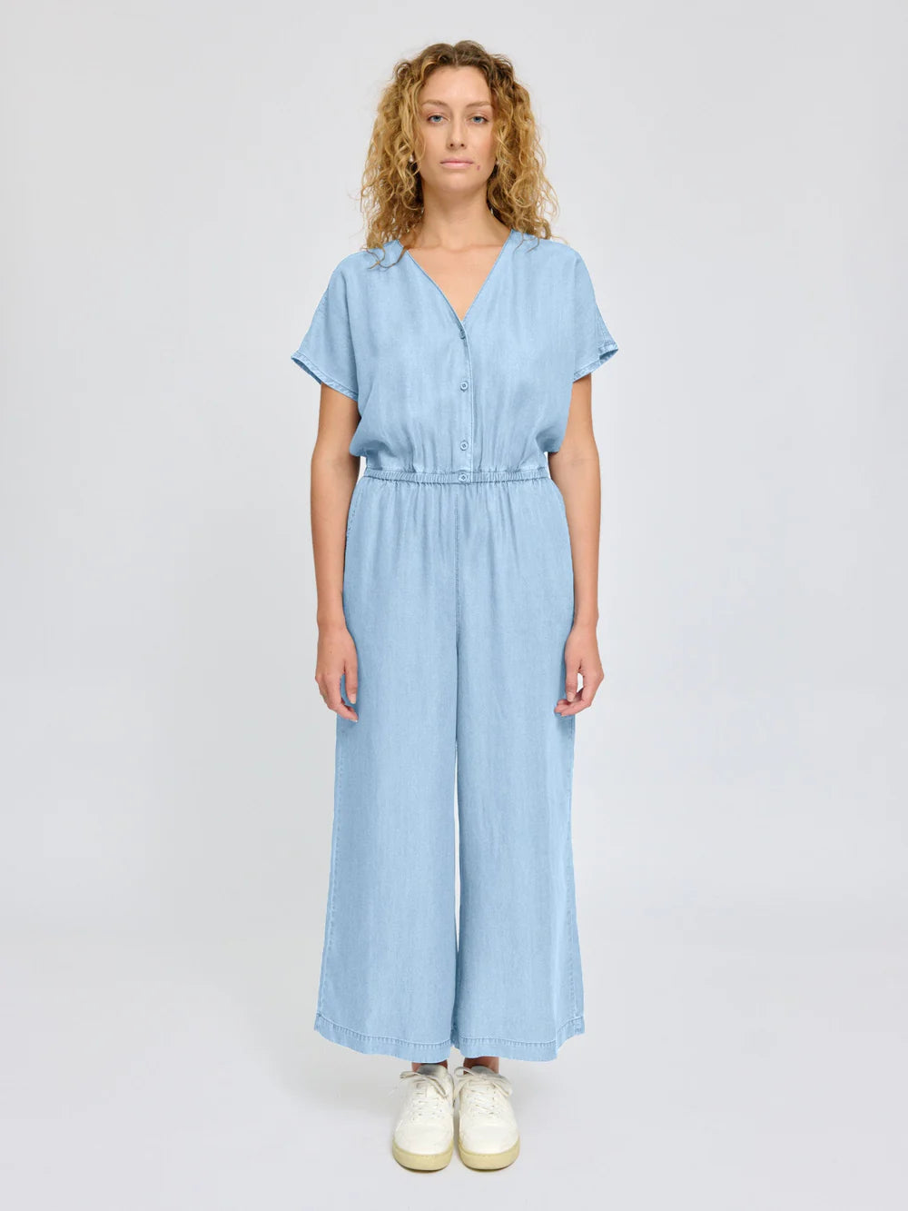 Wide Leg Tencel Jumpsuit (Damen)