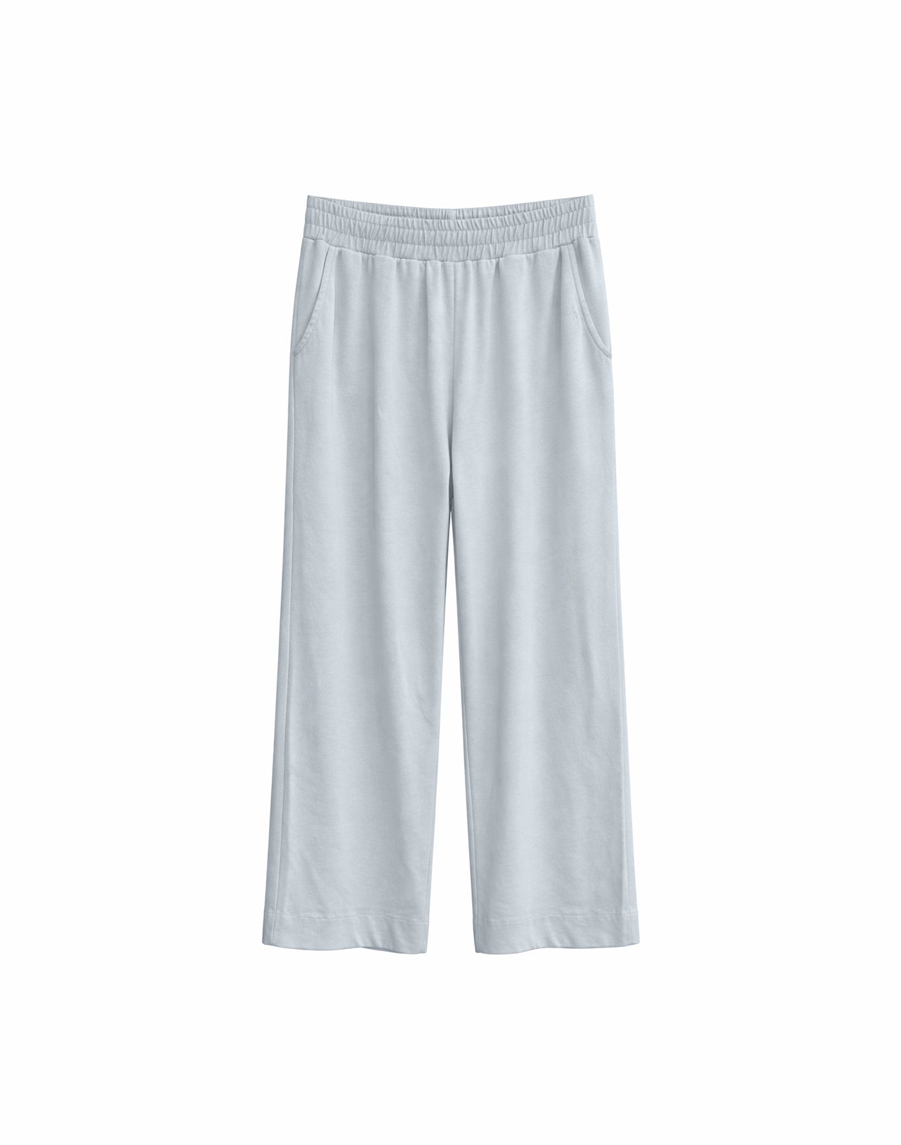 Wide Leg Jersey Knit Pants