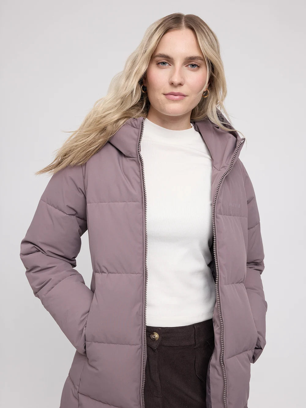 Mazine Basic Puffer Coat – sparrow