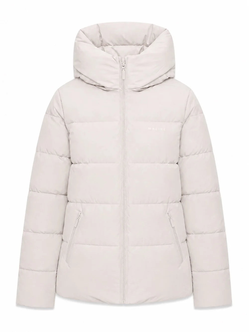 Mazine Basic Mid Length Puffer Jacket – feather gray