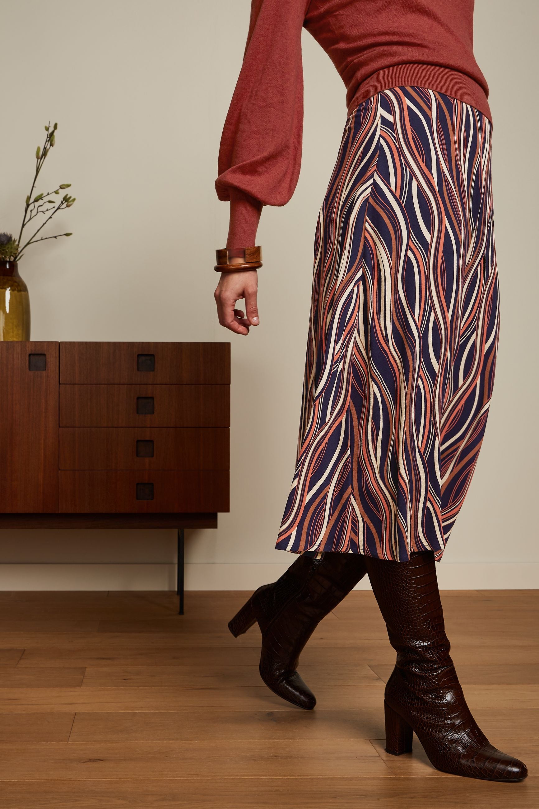 Juno Midi Skirt Merrill