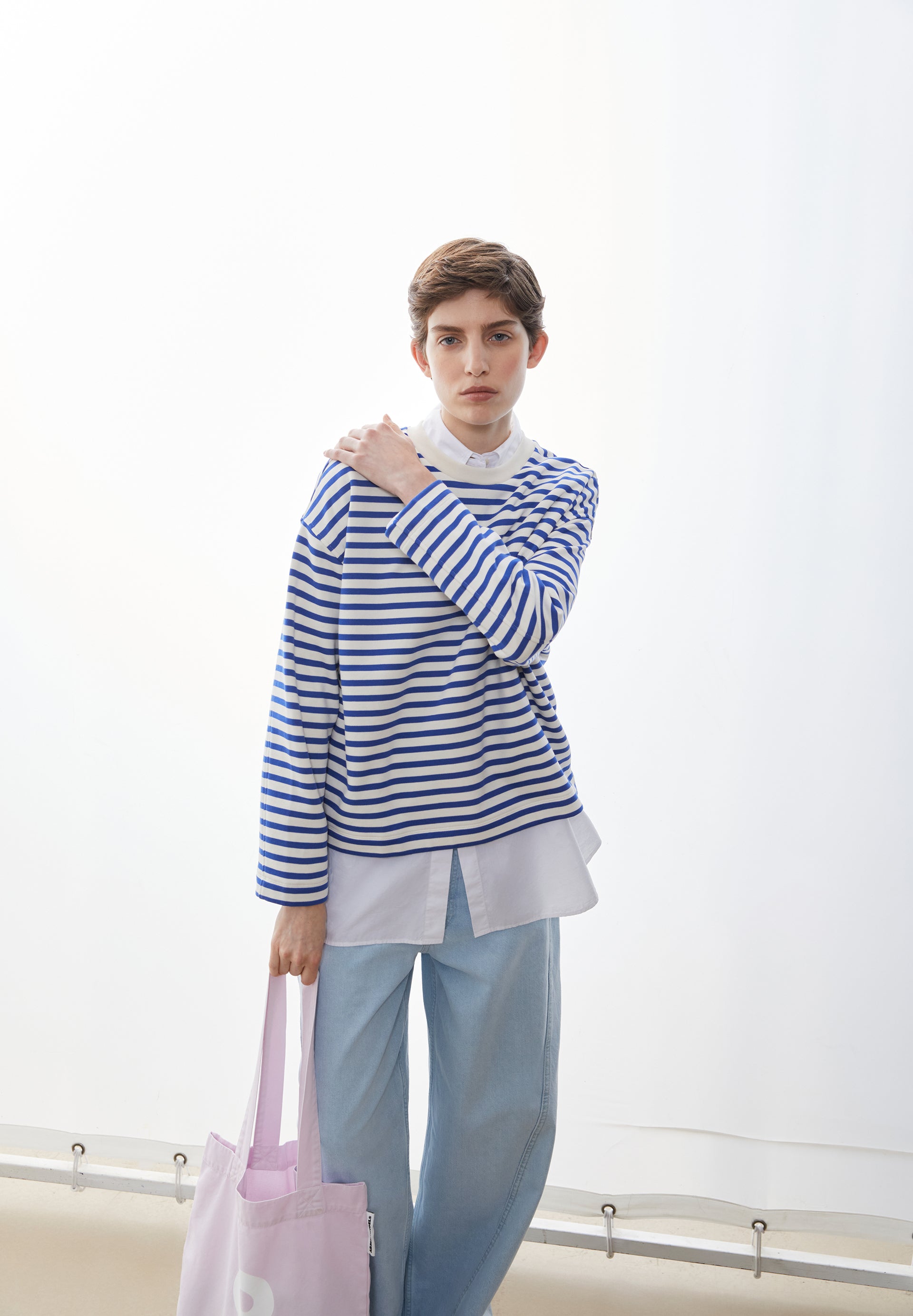 FRANKAA MAARLEN STRIPE SWEAT