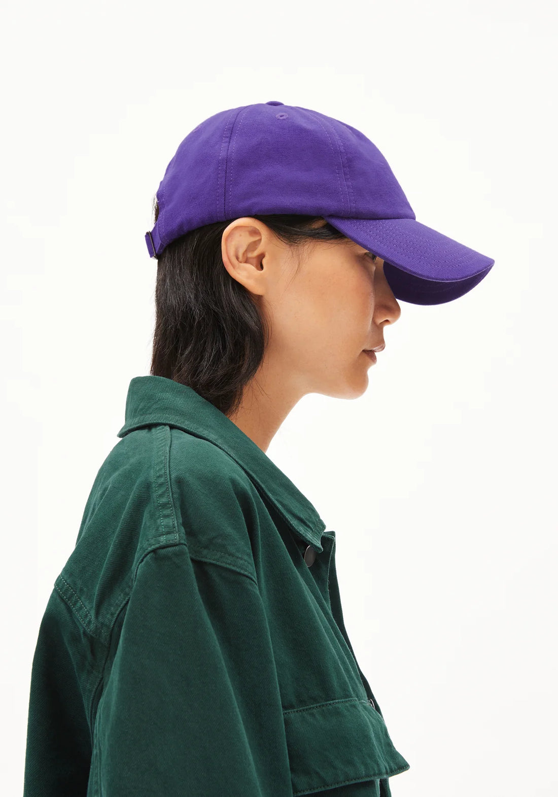 YENAAS BOLD Kappe aus Bio-Baumwolle indigo lilac