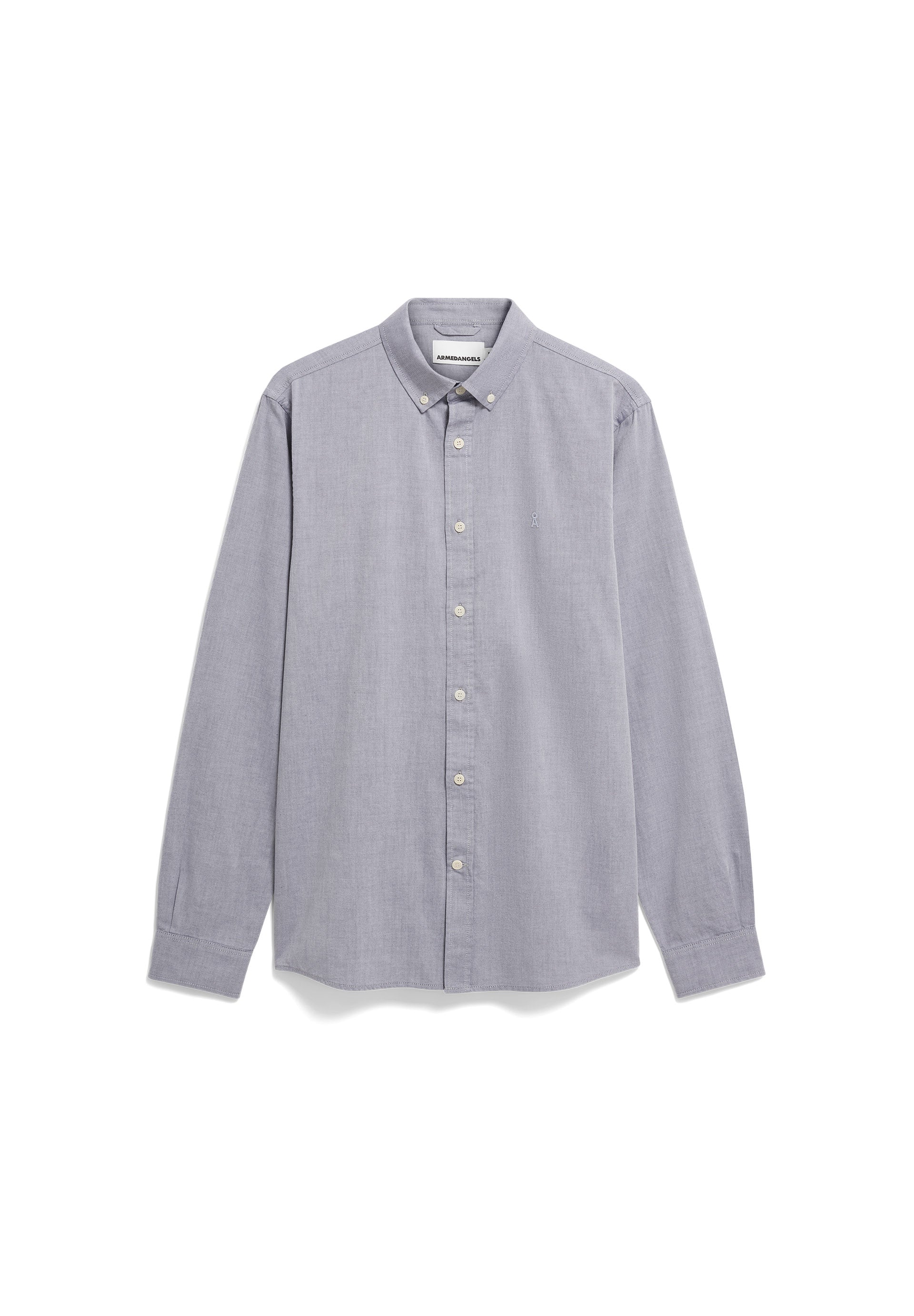 Herrenhemd aus Bio-Baumwolle – Hellgrau