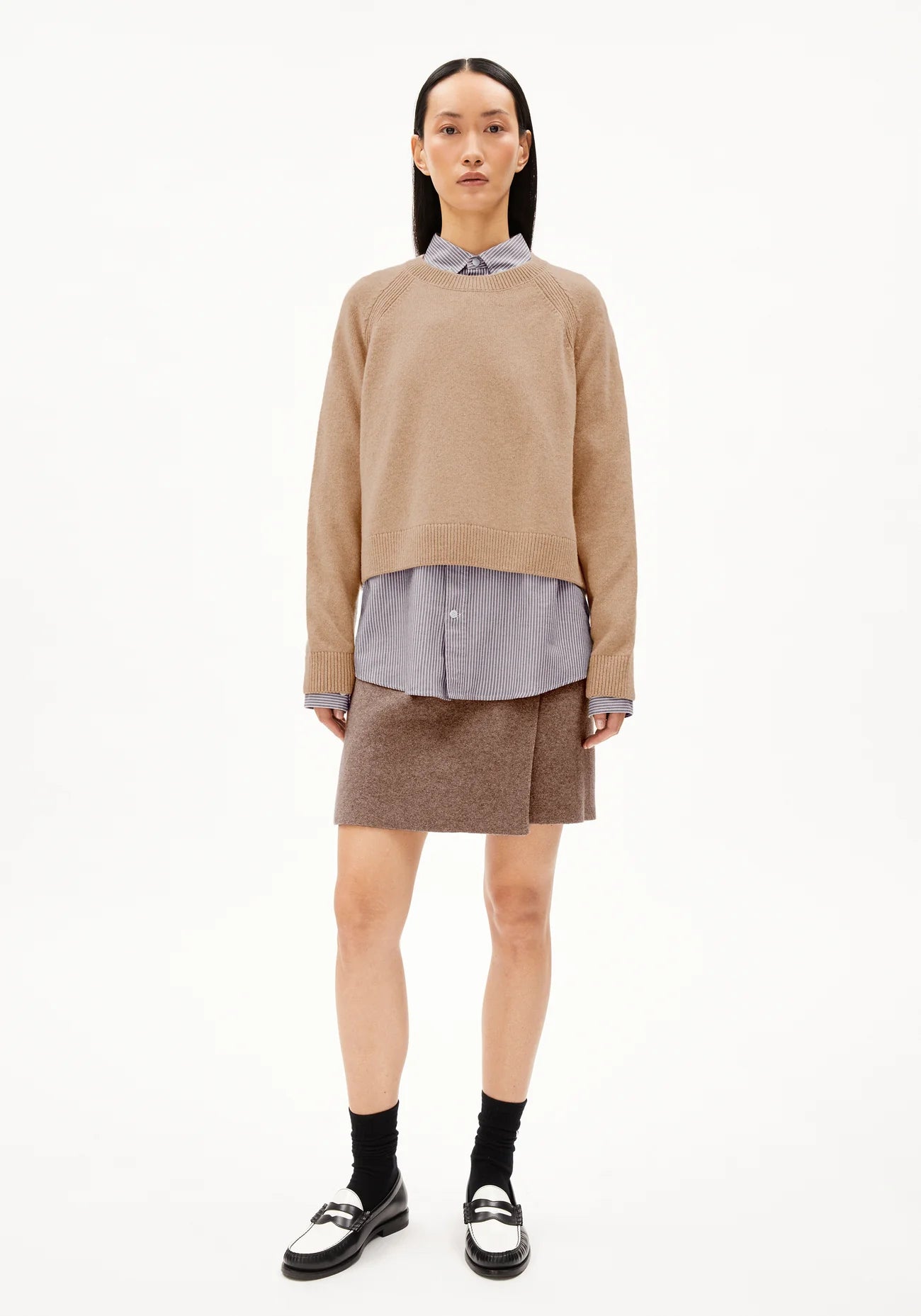 DILIRIAA REGLANA Pullover aus recycltem Bio-Woll Mix