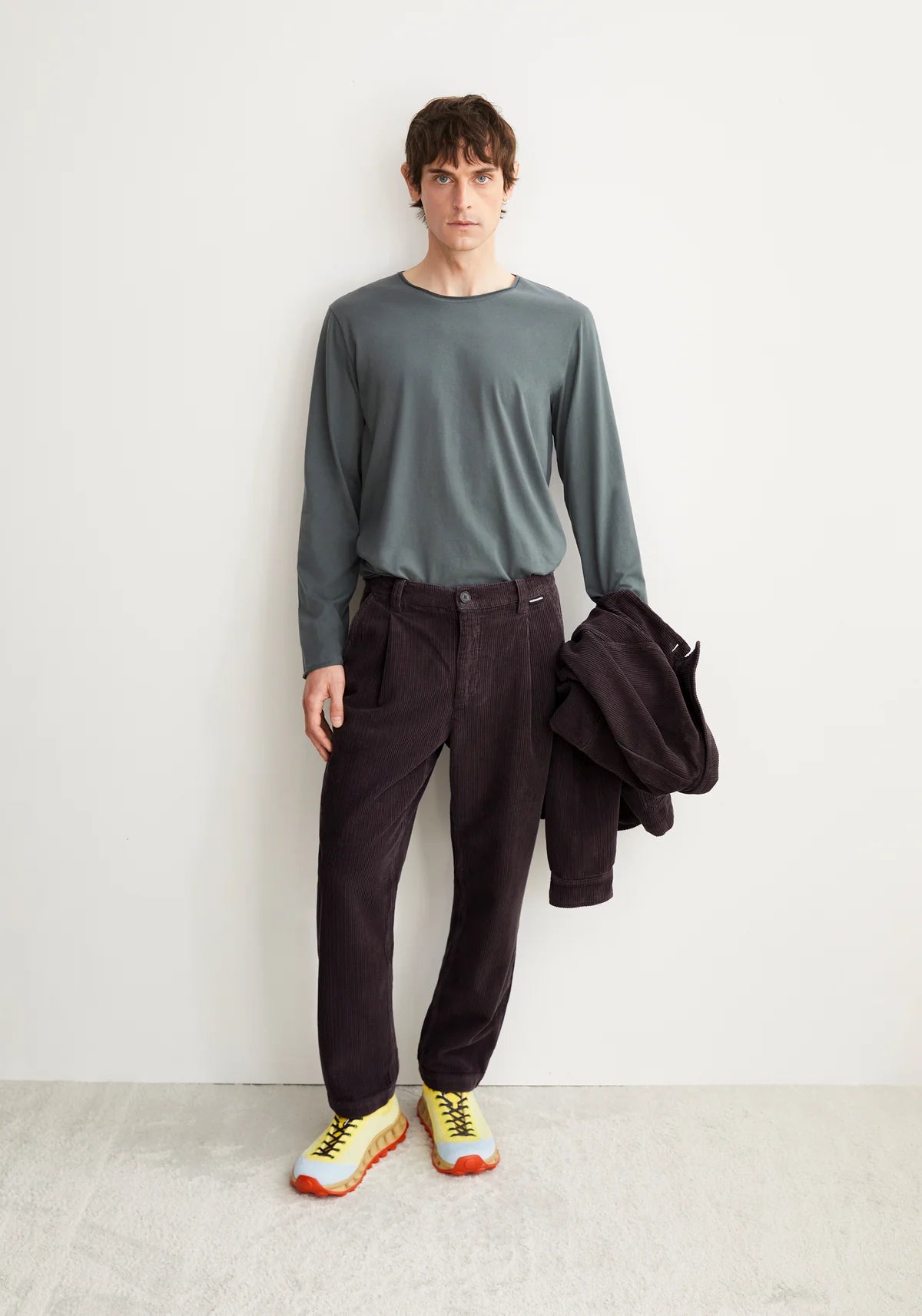 MAARKOS LS BRUSHED Longsleeve aus Bio-Baumwolle