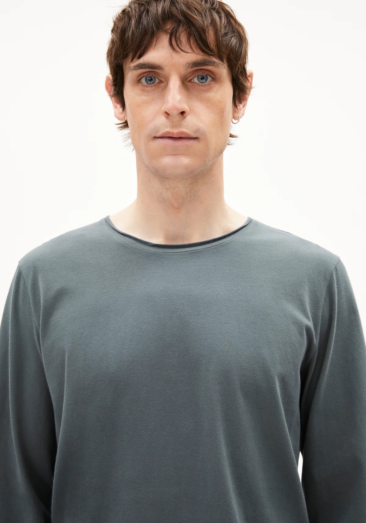 MAARKOS LS BRUSHED Longsleeve aus Bio-Baumwolle