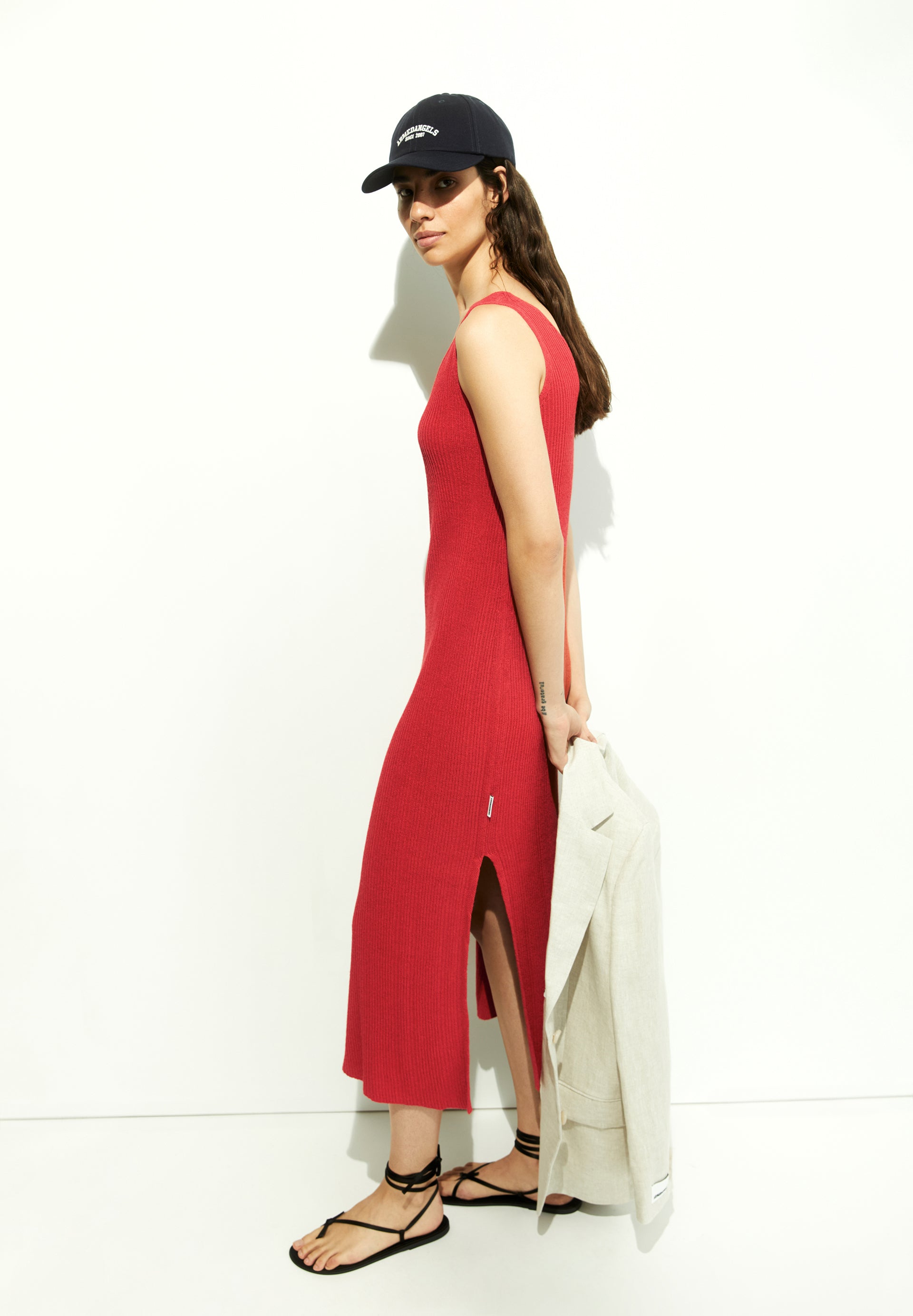 KLEID CINDAA LINO