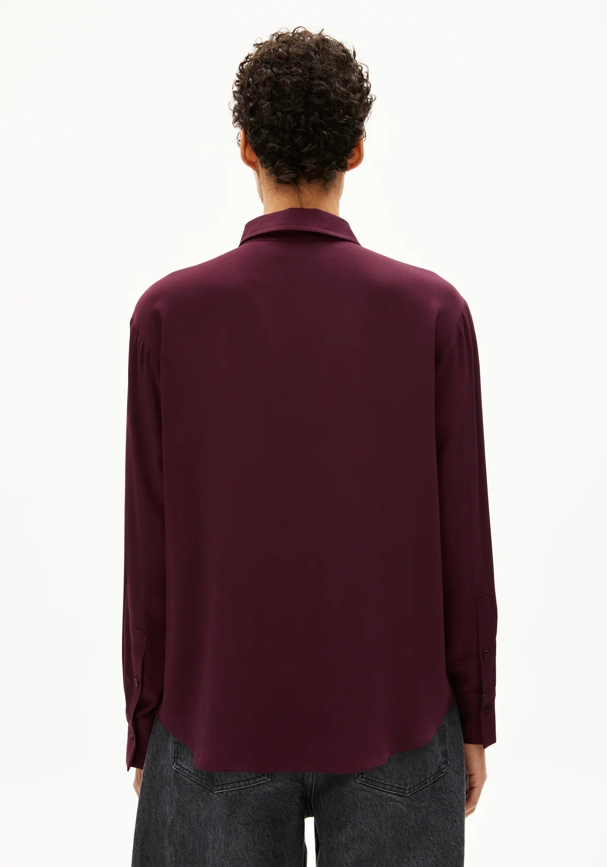LARISAANA LONGSLEEVE Bluse aus LENZING™ ECOVERO™ Viskose