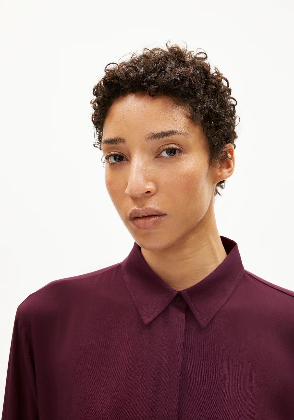 LARISAANA LONGSLEEVE Bluse aus LENZING™ ECOVERO™ Viskose