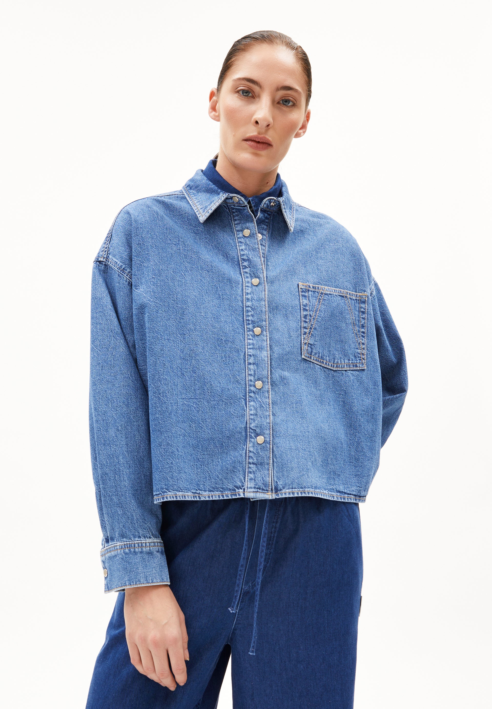 NALAANI Bluse/Jacke langarm Solid