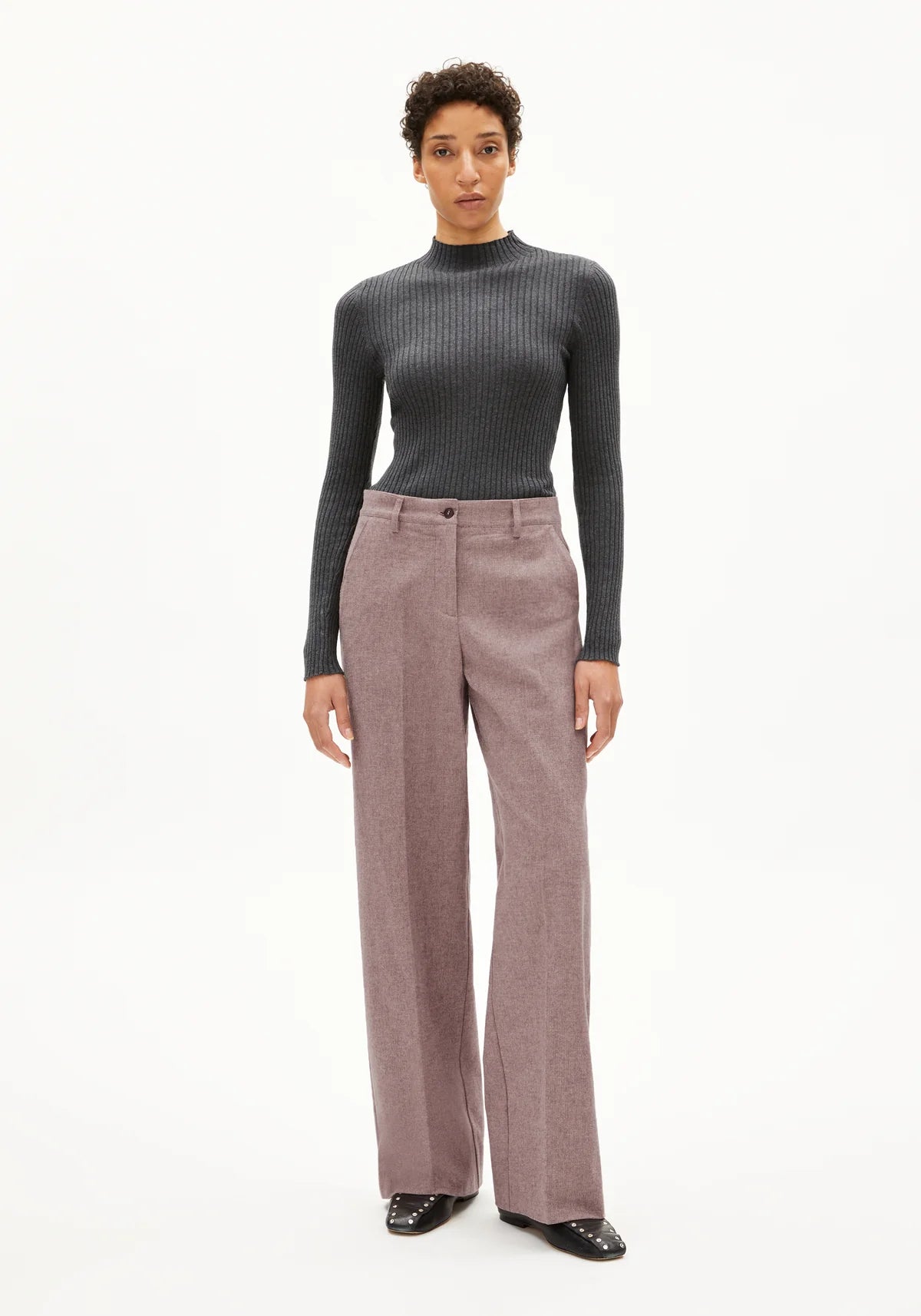 LEANDRAA HANDAAS Webhose aus Bio-Baumwoll Mix