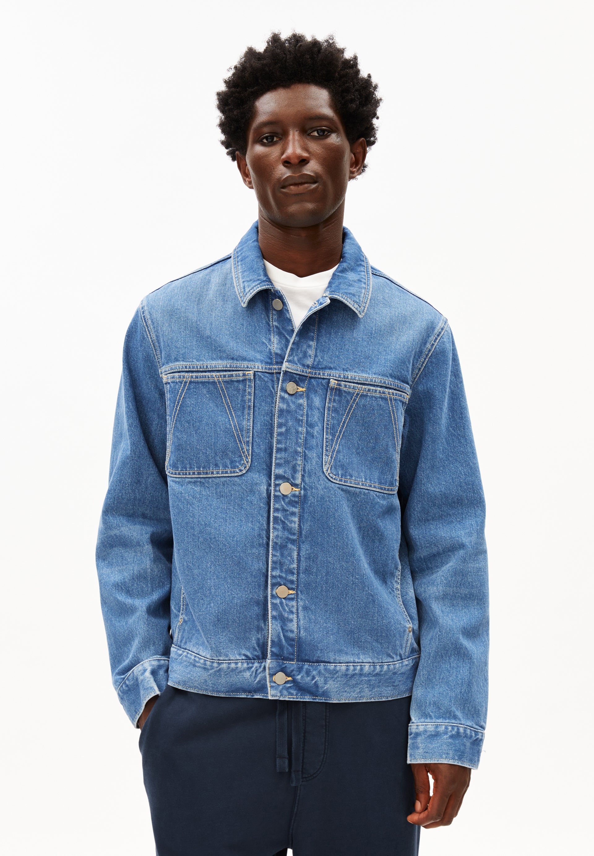 AASHTON JEANSJACKE 100% recycelter Baumwolle