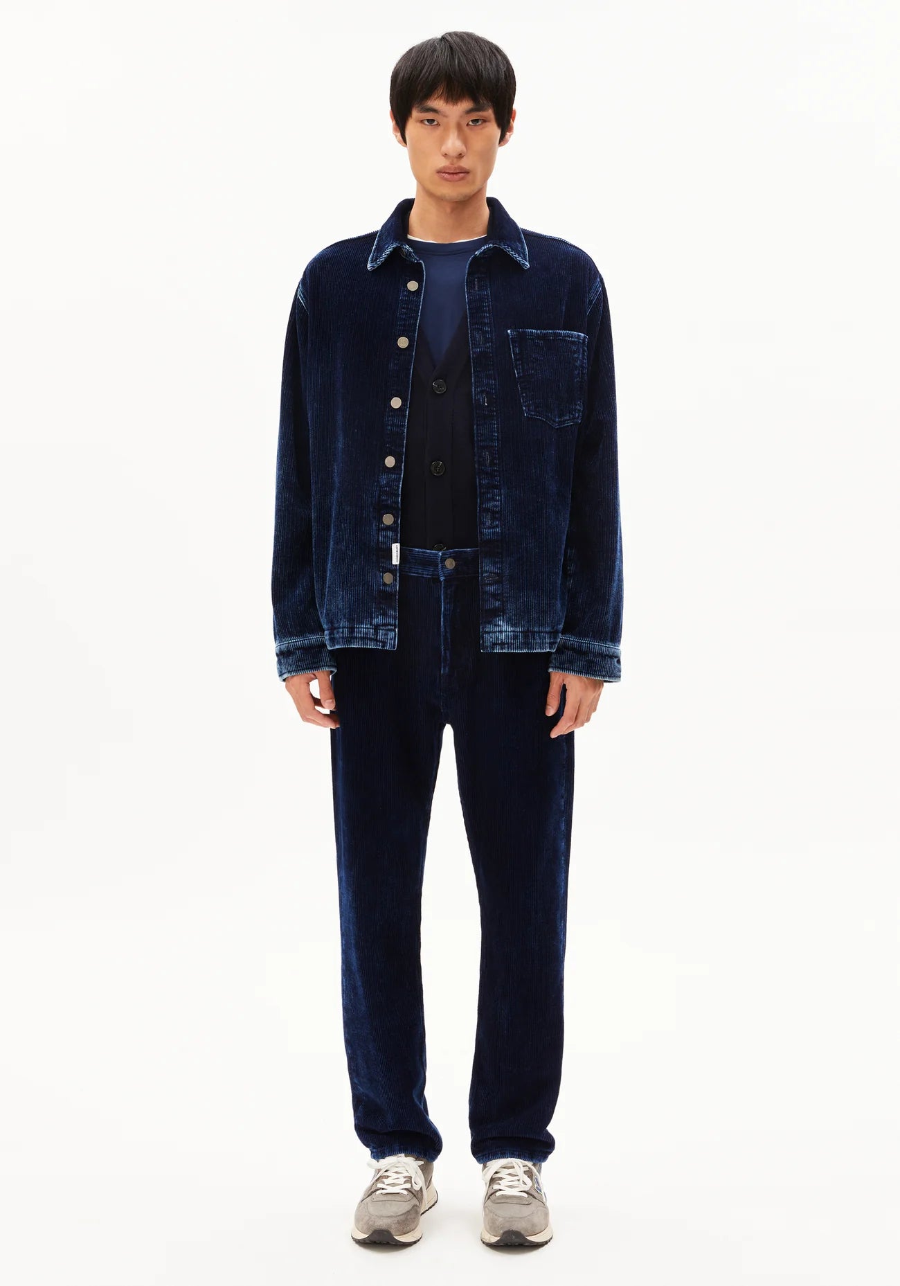 MAAKX INDIGO CORDHOSE aus Bio-Baumwolle