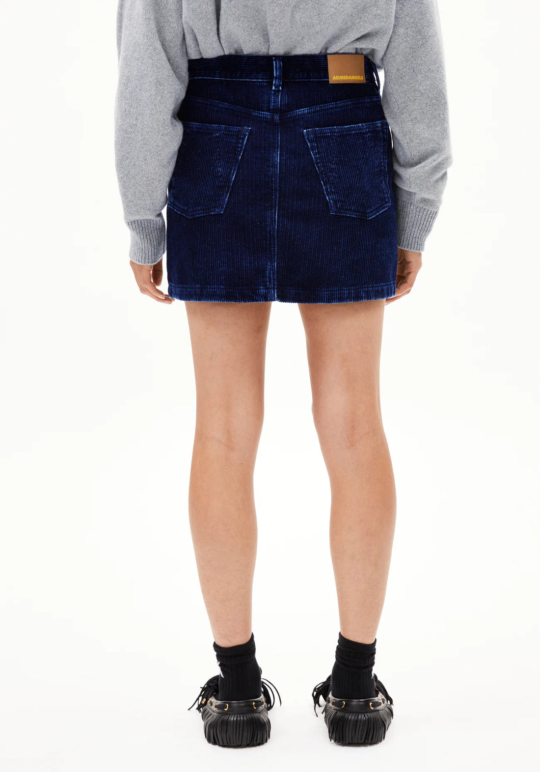 AACUMERI INDIGO Cordrock aus Bio-Baumwolle