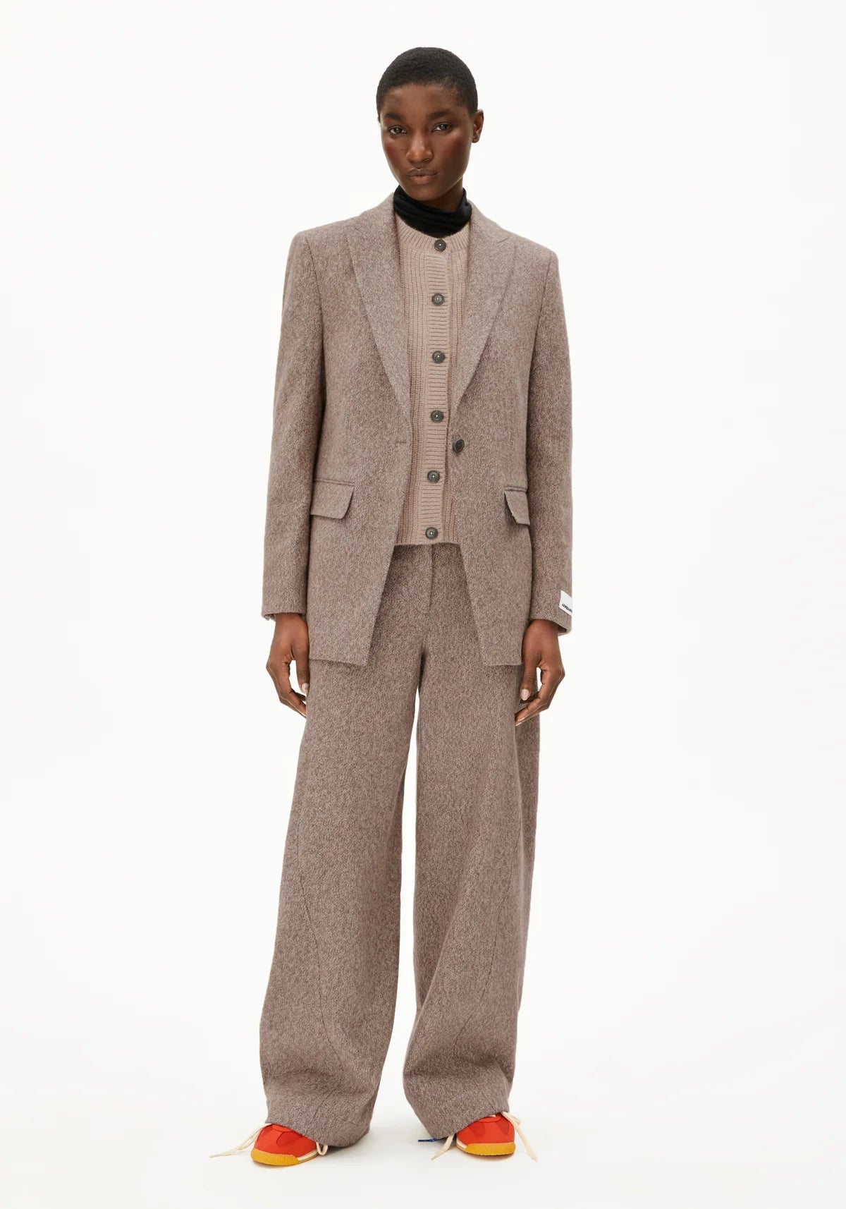 MIKULAA TWEED Blazer aus Bio-Baumwoll Mix