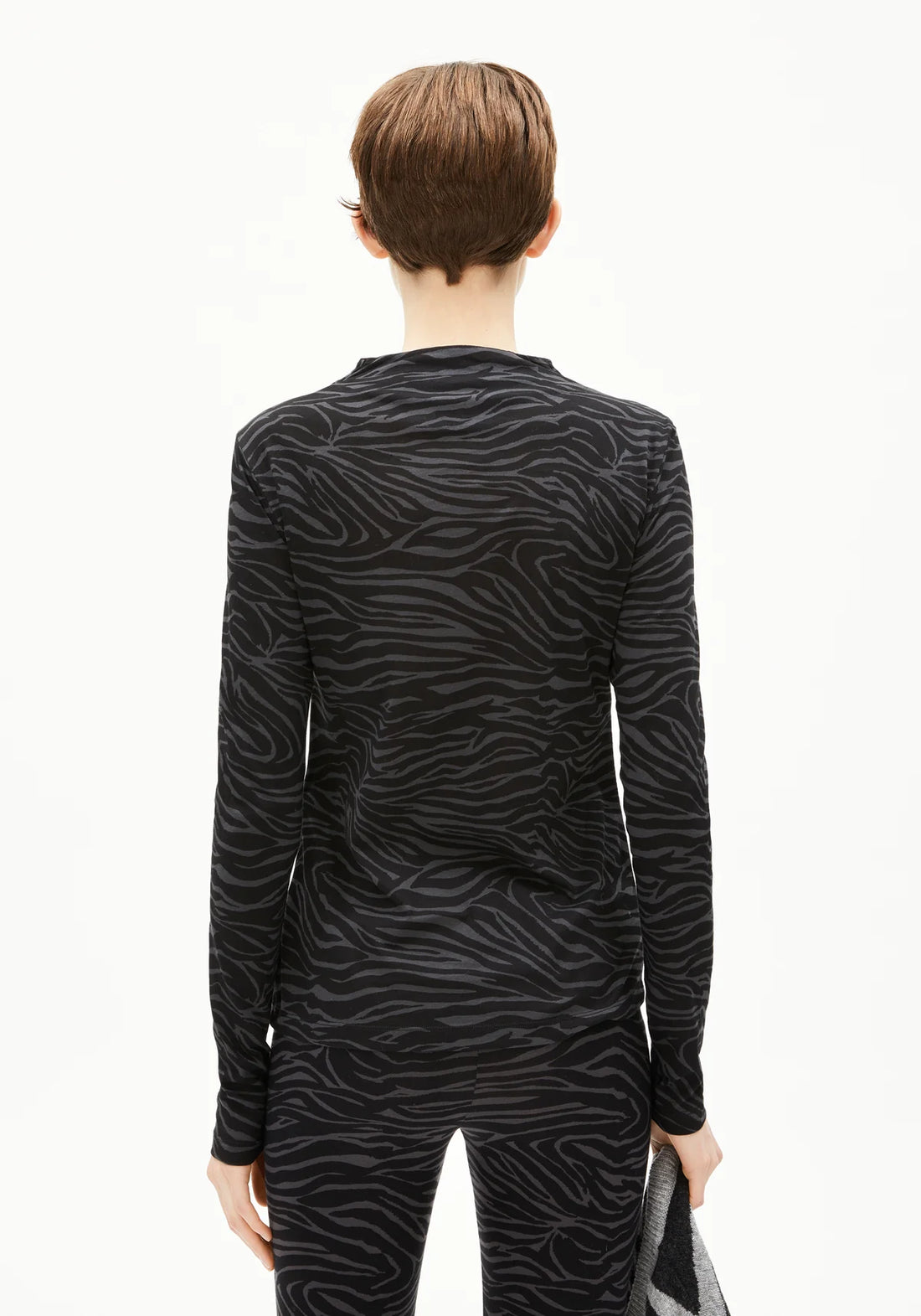 CALUNAA ZEBRARAA Longsleeve aus Bio-Baumwolle