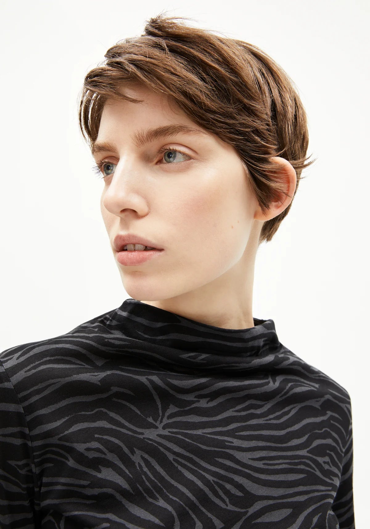 CALUNAA ZEBRARAA Longsleeve aus Bio-Baumwolle