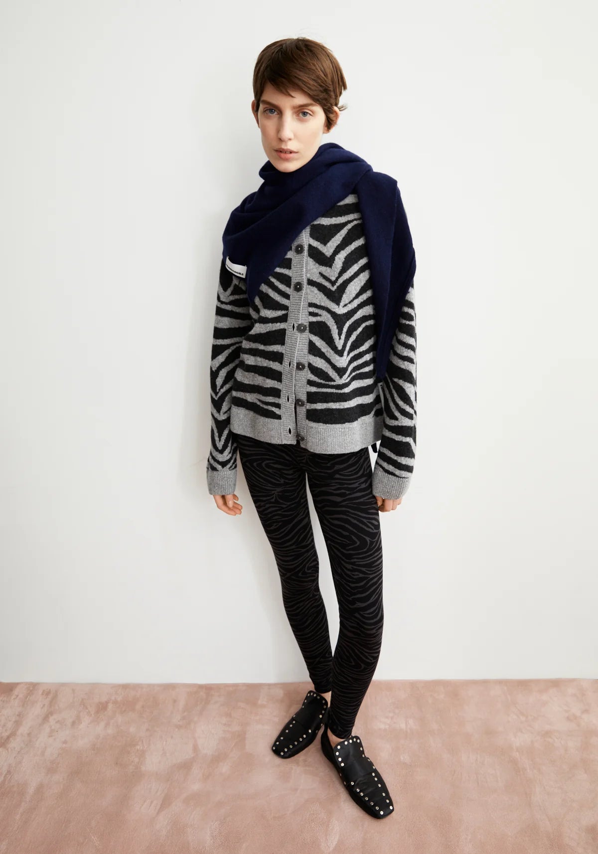 FARIBAA ZEBRARAA Leggings aus Bio-Baumwoll Mix
