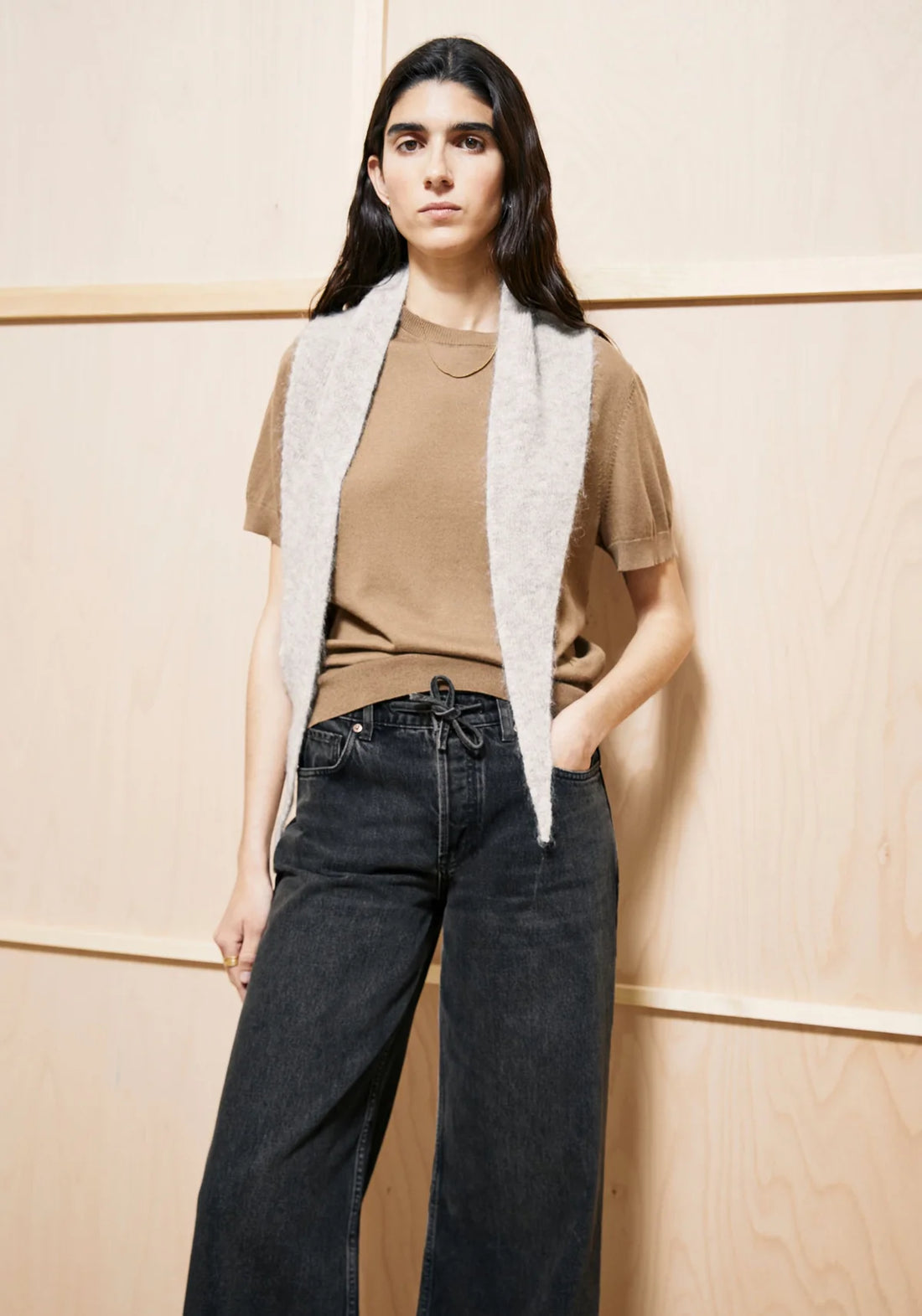 FINE S SL KNIT SWEATER