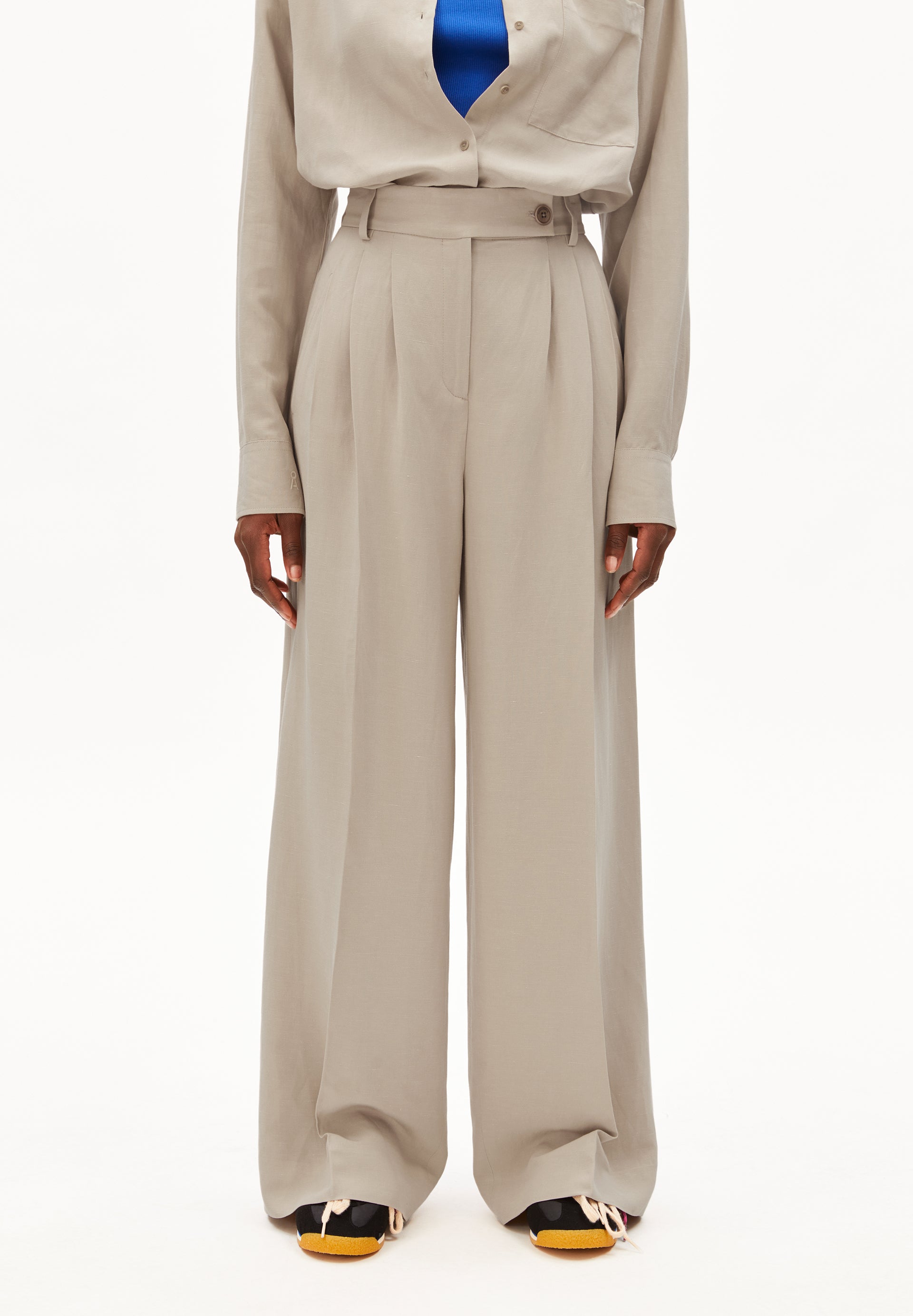 KAAYUA Leinenhose – Wide Leg mit High Waist aus ECOVERO™ Leinen