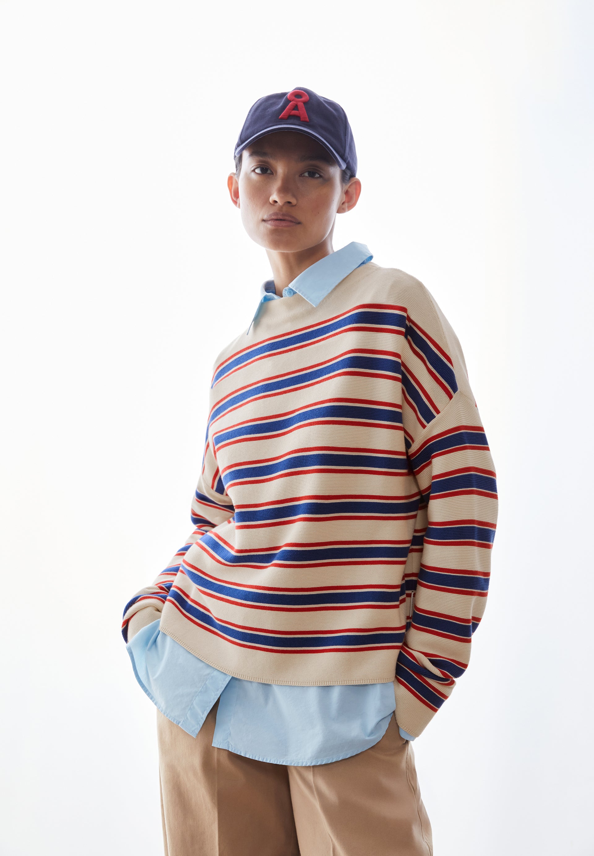 MERINA STRIPES KNIT SWEATER