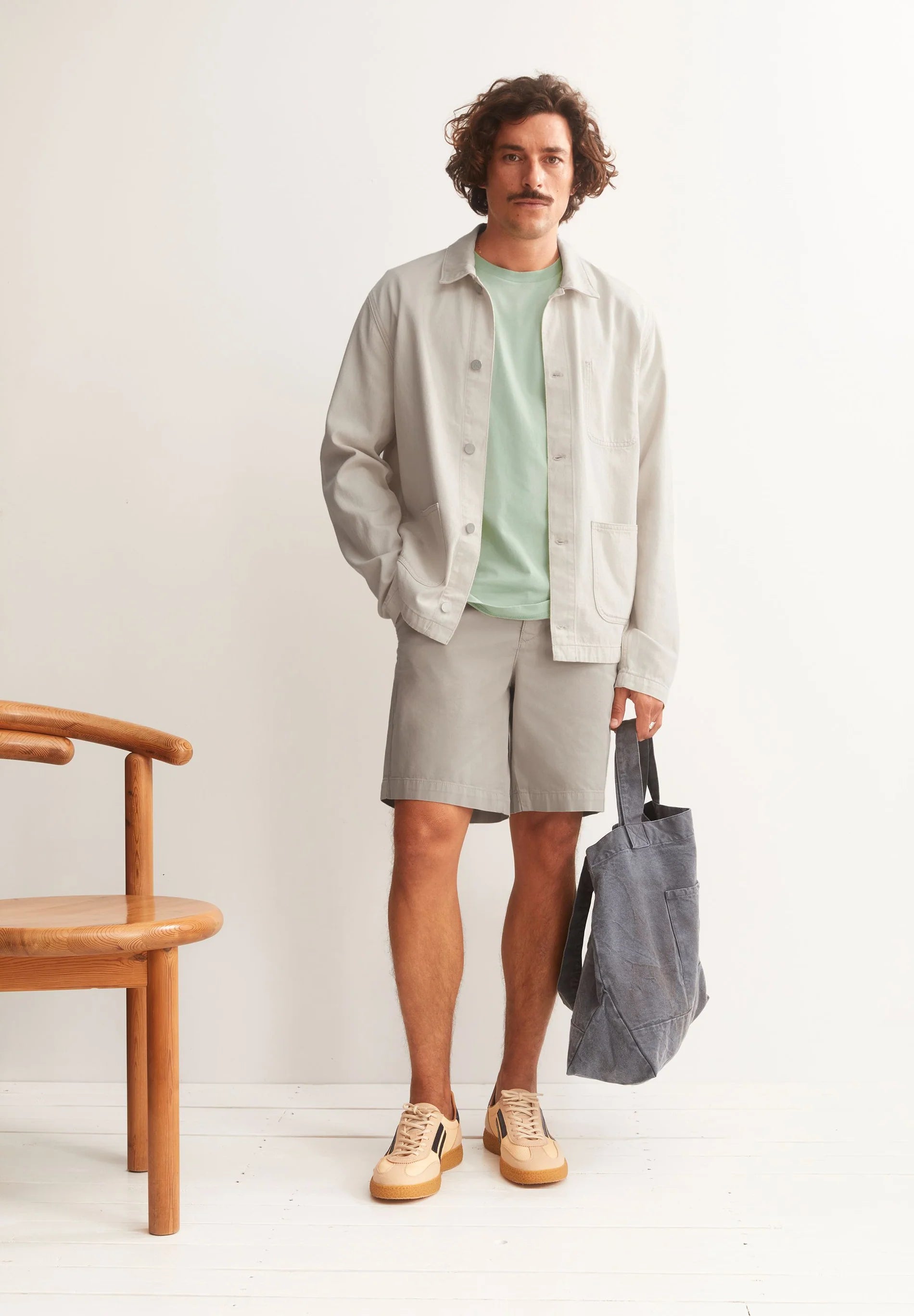 Regular Fit Chino Short – Bio Baumwolle mit Stretch