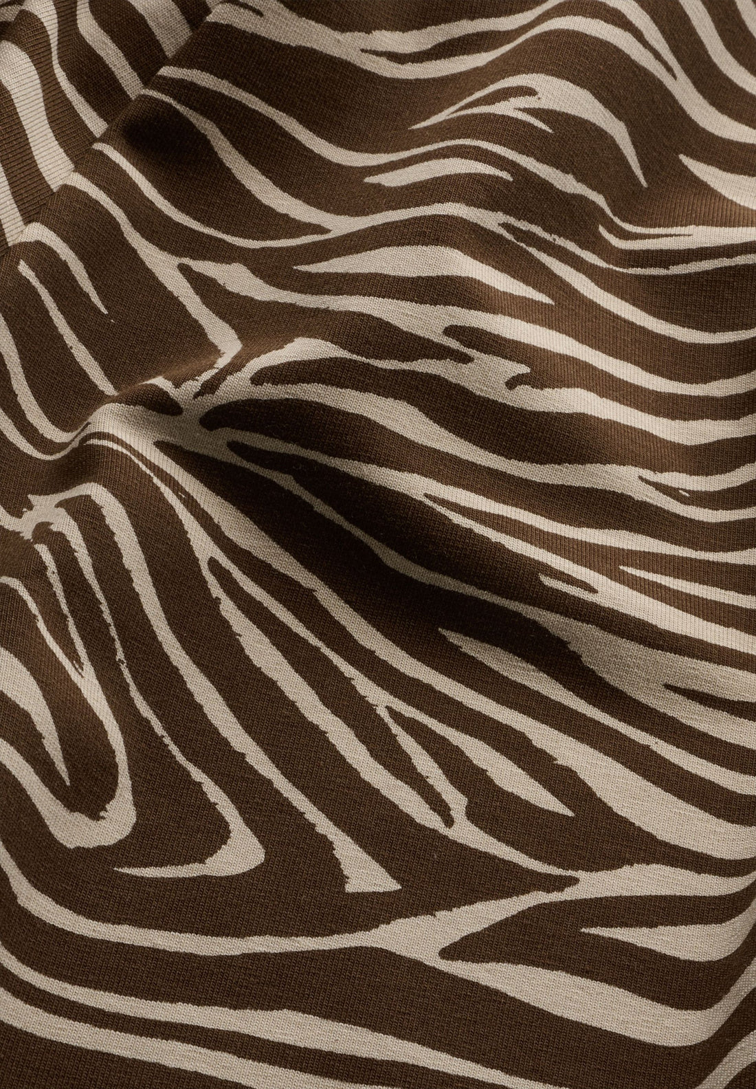 ILENIAA LARAA Zebra Muster Kleid – Midi Kleid aus Bio-Baumwolle